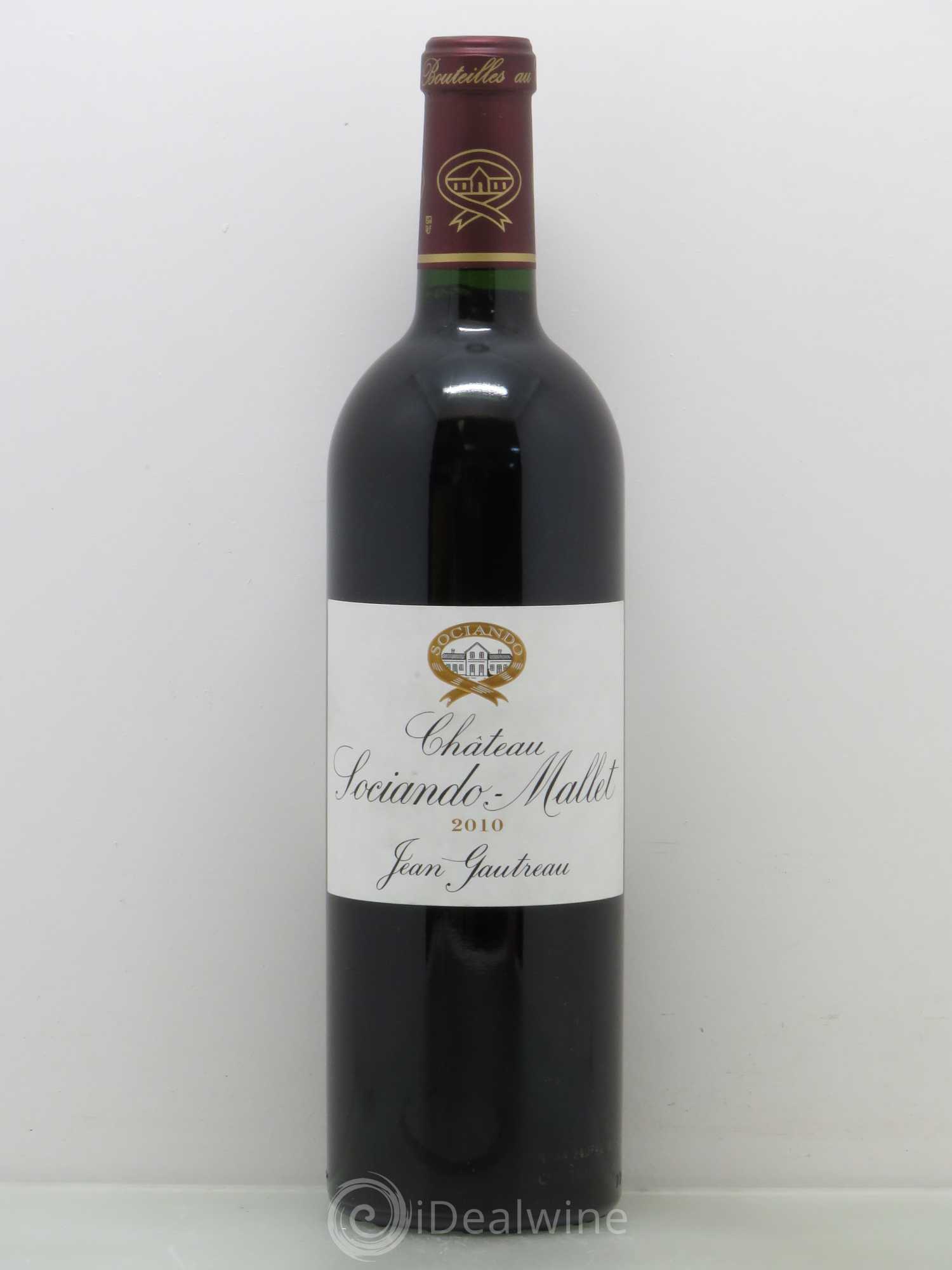 Château Sociando Mallet 2010 - Lot de 1 bouteille - 0