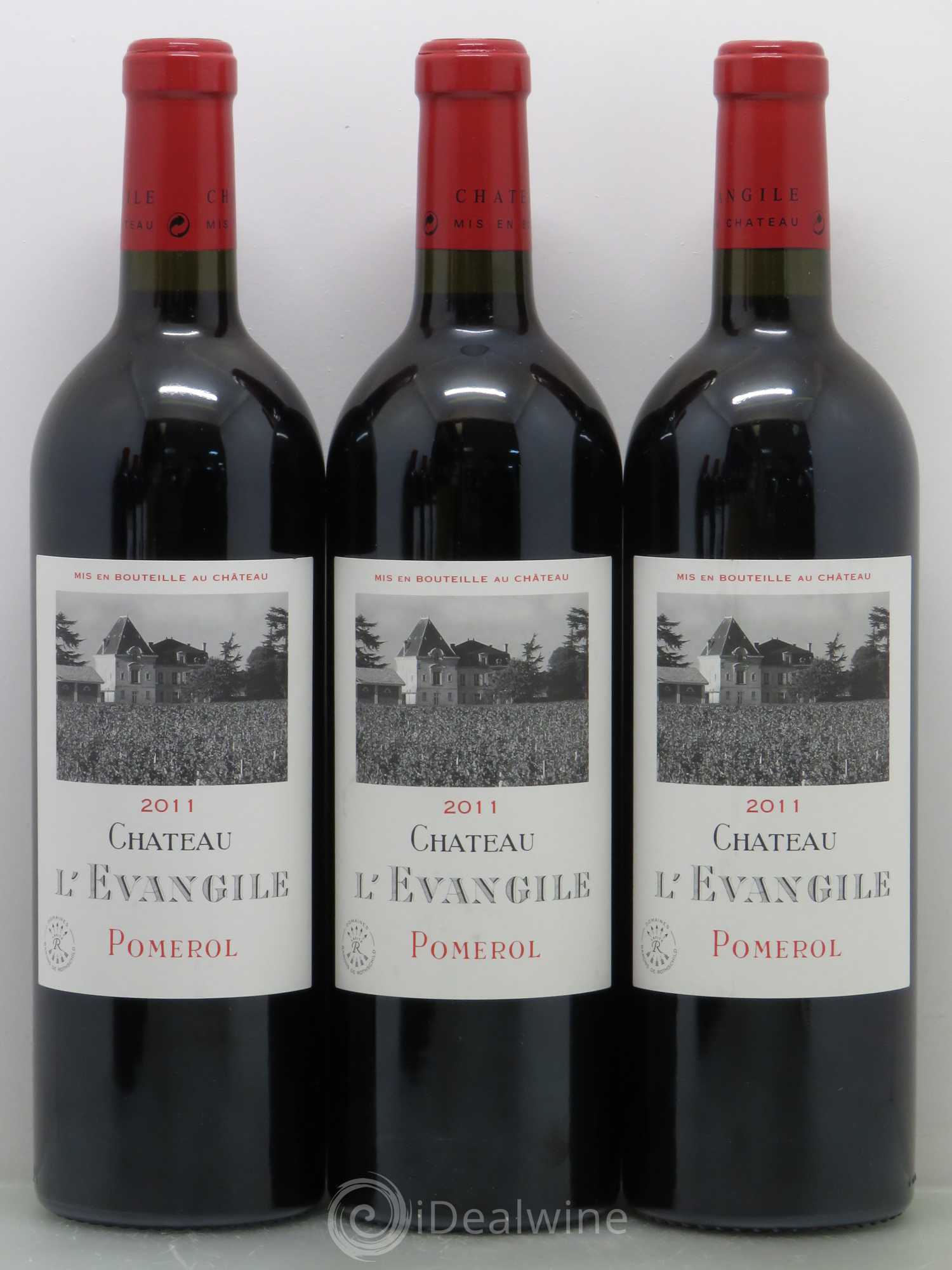 Château l' Évangile 2011 - Lot de 6 bouteilles - 1