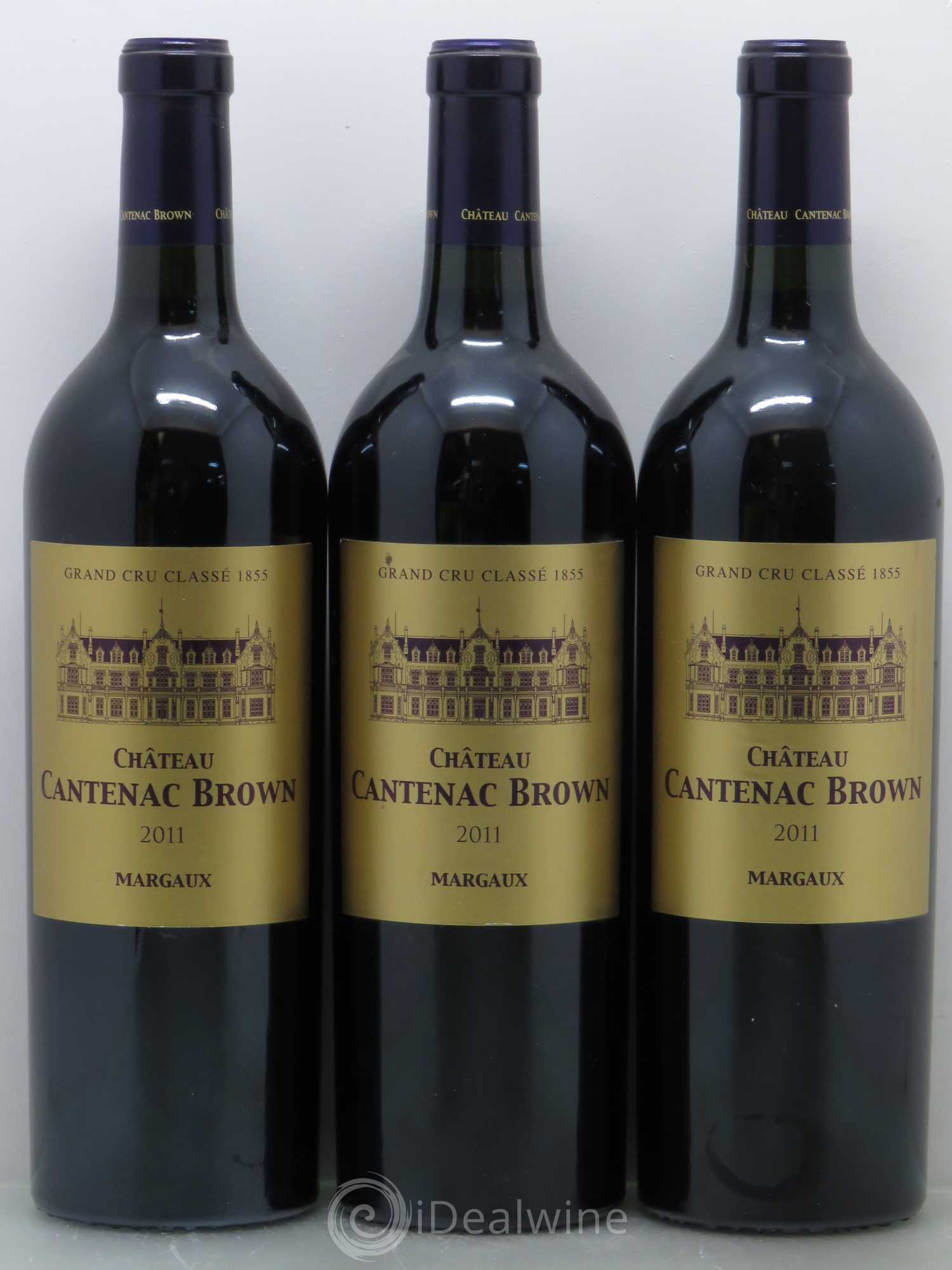 Château Cantenac Brown 3ème Grand Cru Classé 2011 - Lot de 3 bouteilles - 0