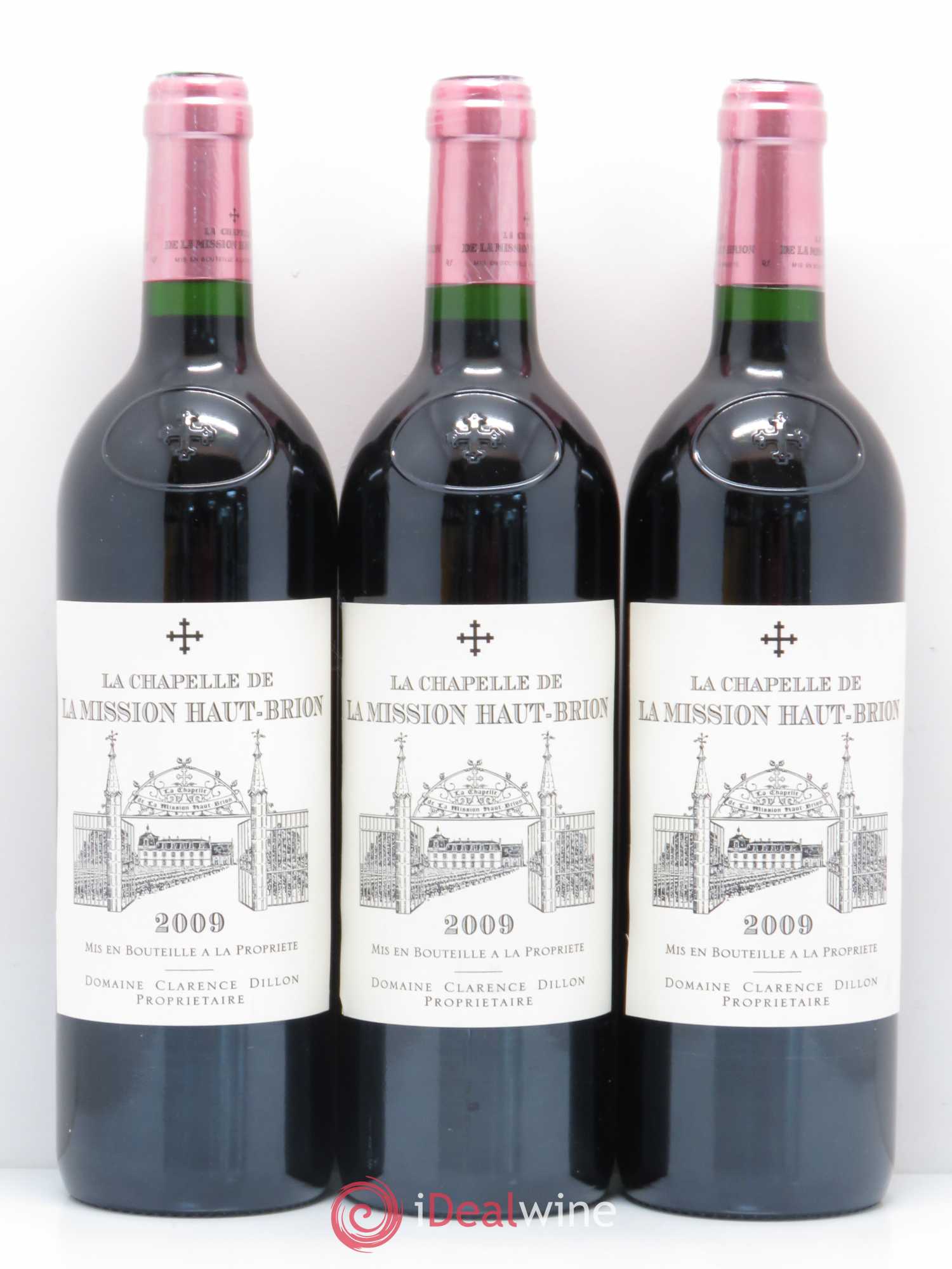 La Chapelle de La Mission Haut-Brion Second Vin 2009 - Lot de 3 bouteilles - 0