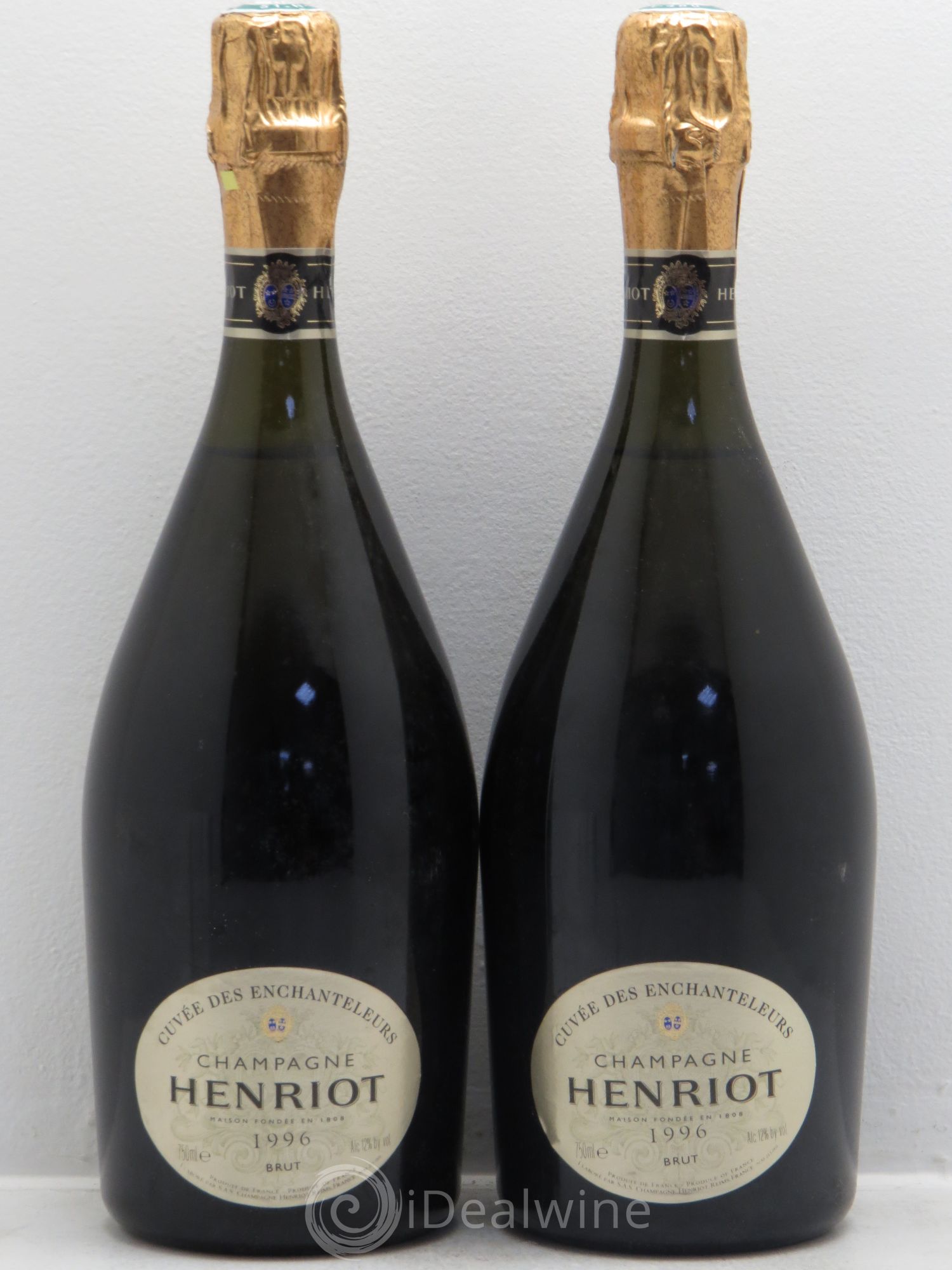 Cuvée des Enchanteleurs Henriot 1996 - Lot de 2 bouteilles - 0