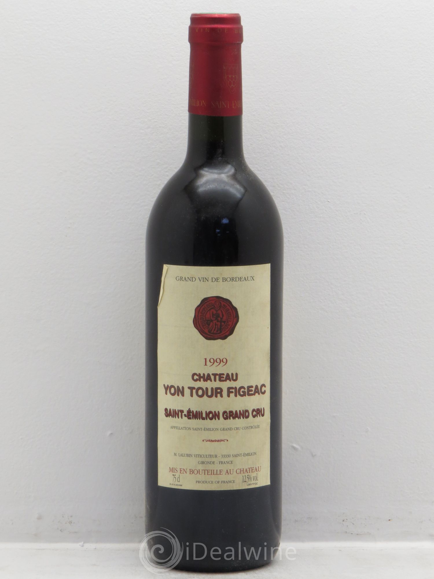 Château Yon Figeac Grand Cru Classé 1999 - Lot de 1 bouteille - 0