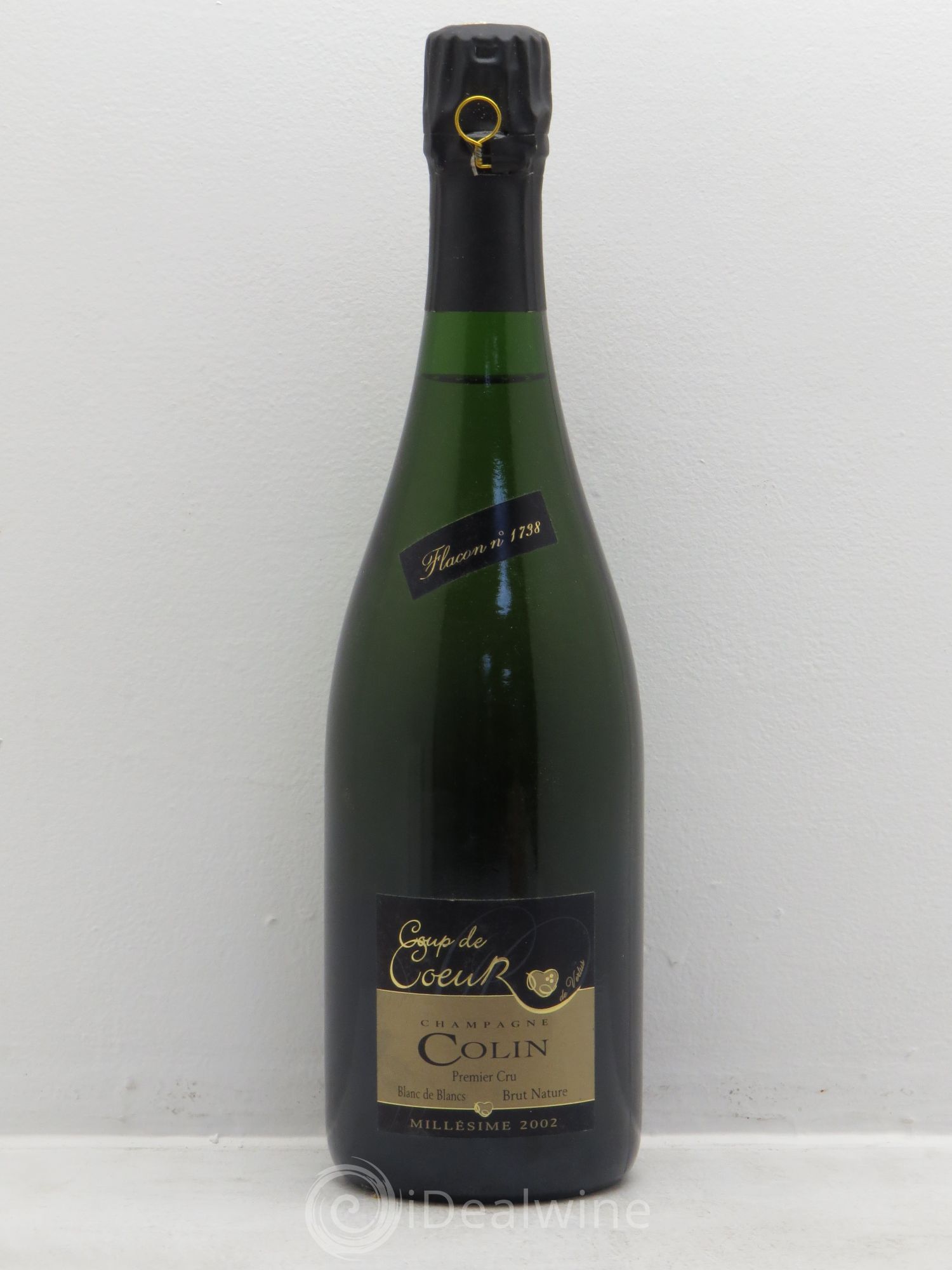 Champagne Colin .Blanc de blancs 1er cru 2002 - Posten von 1 Flasche - 0
