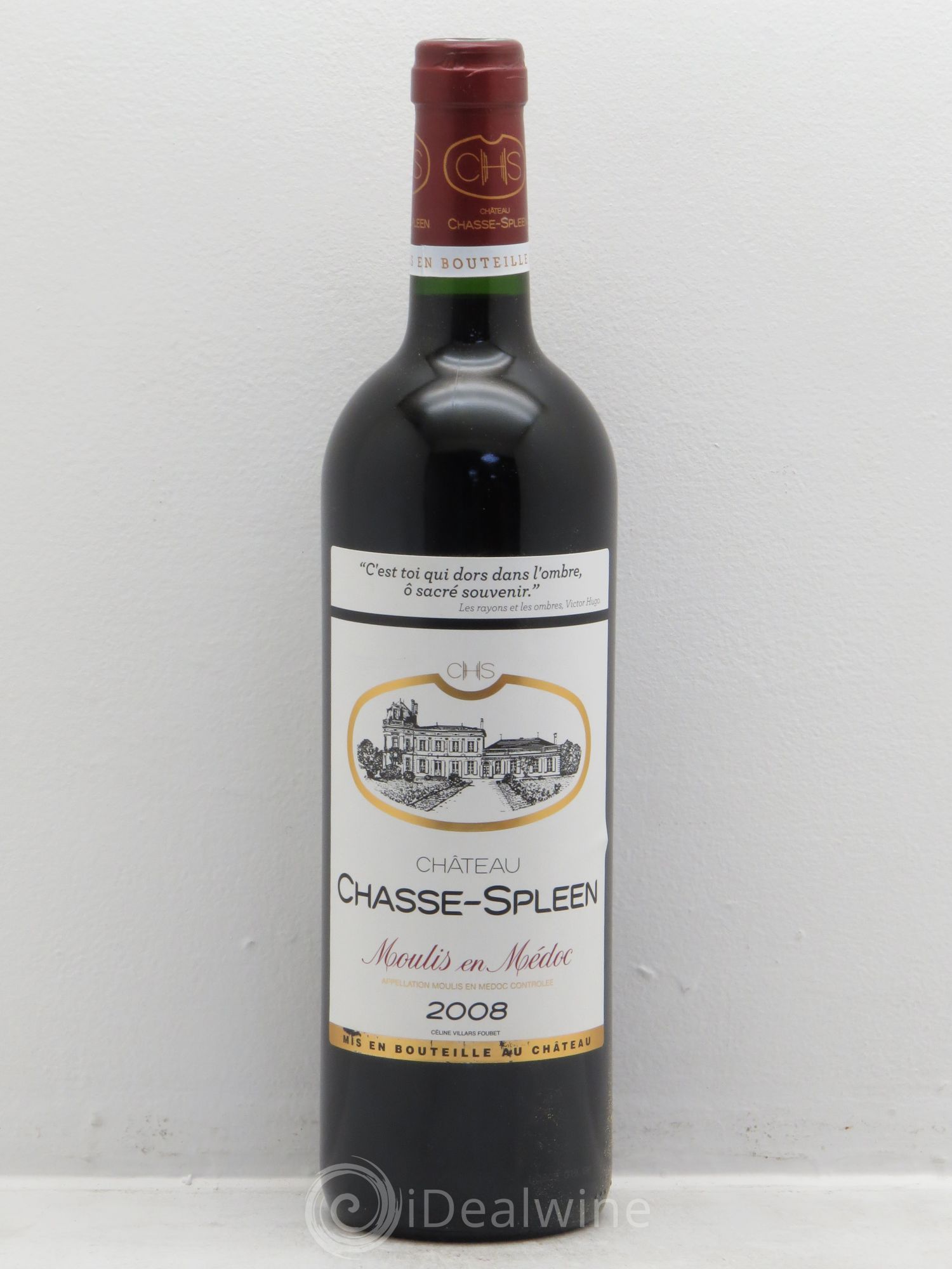 Château Chasse Spleen 2008 - Lot de 6 bouteilles - 0