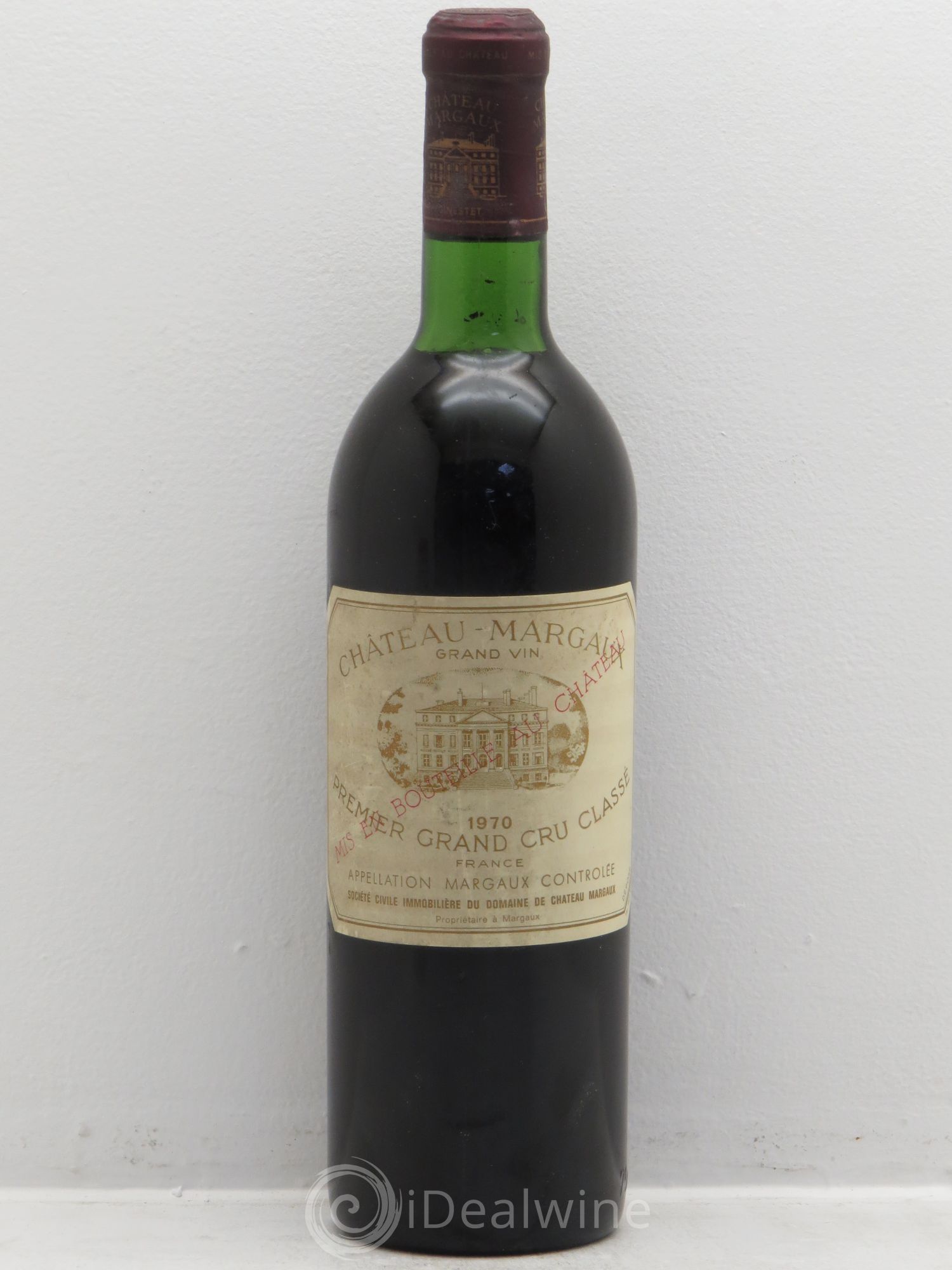 Château Margaux 1er Grand Cru Classé 1970 - Lot de 1 bouteille - 0