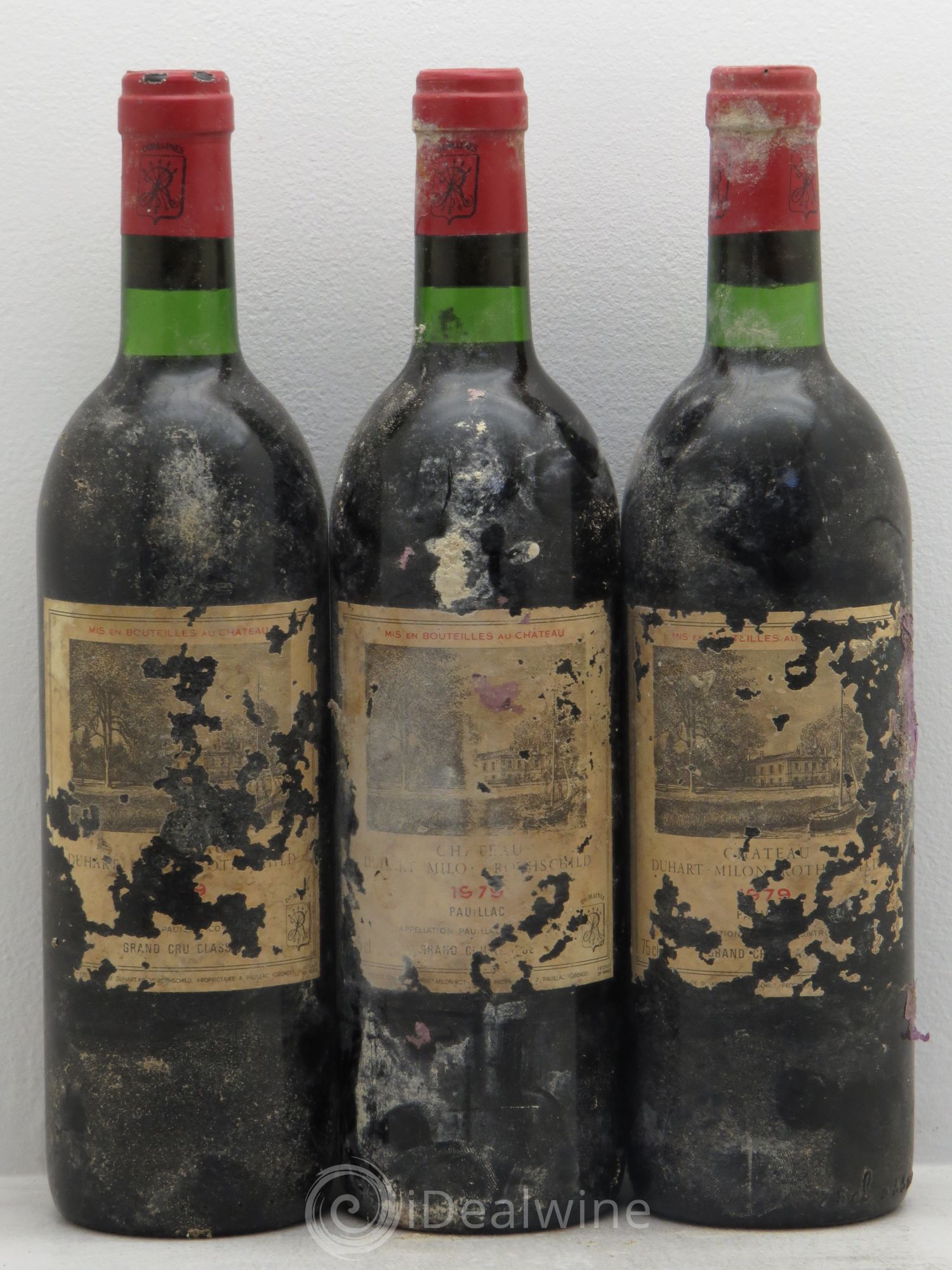 Château Duhart-Milon 4ème Grand Cru Classé 1979 - Lot de 3 bouteilles - 0