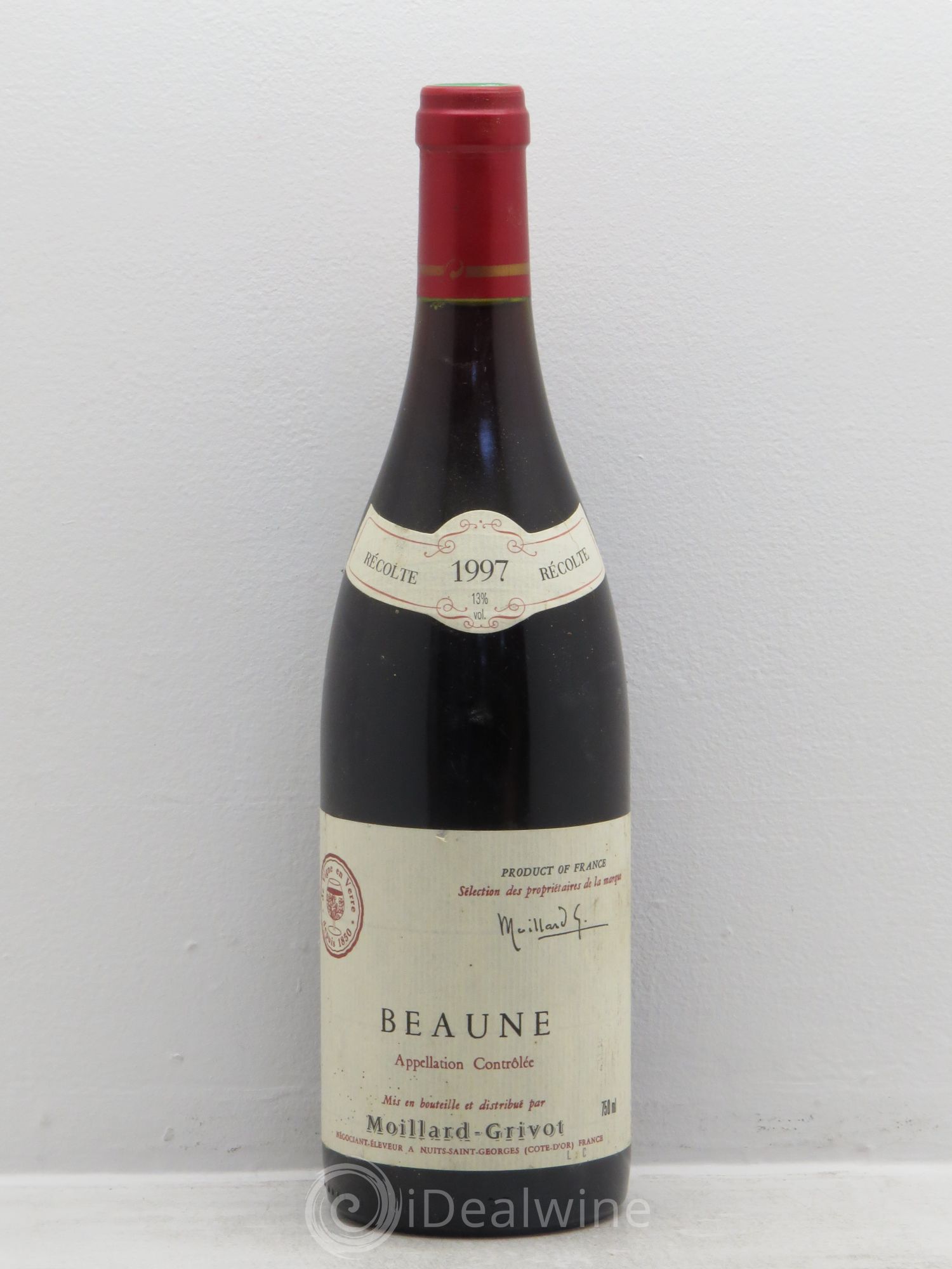 Beaune Moillard-Grivot 1997 - Lot de 1 bouteille - 0