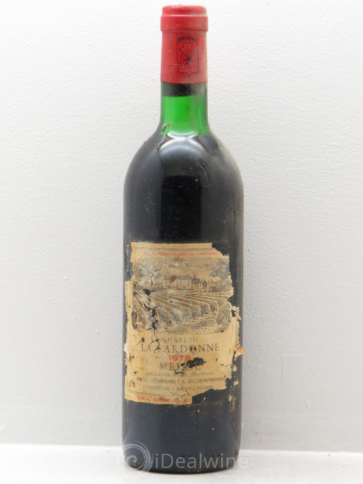 Château la Cardonne Cru Bourgeois 1978 - Lot de 1 bouteille - 0