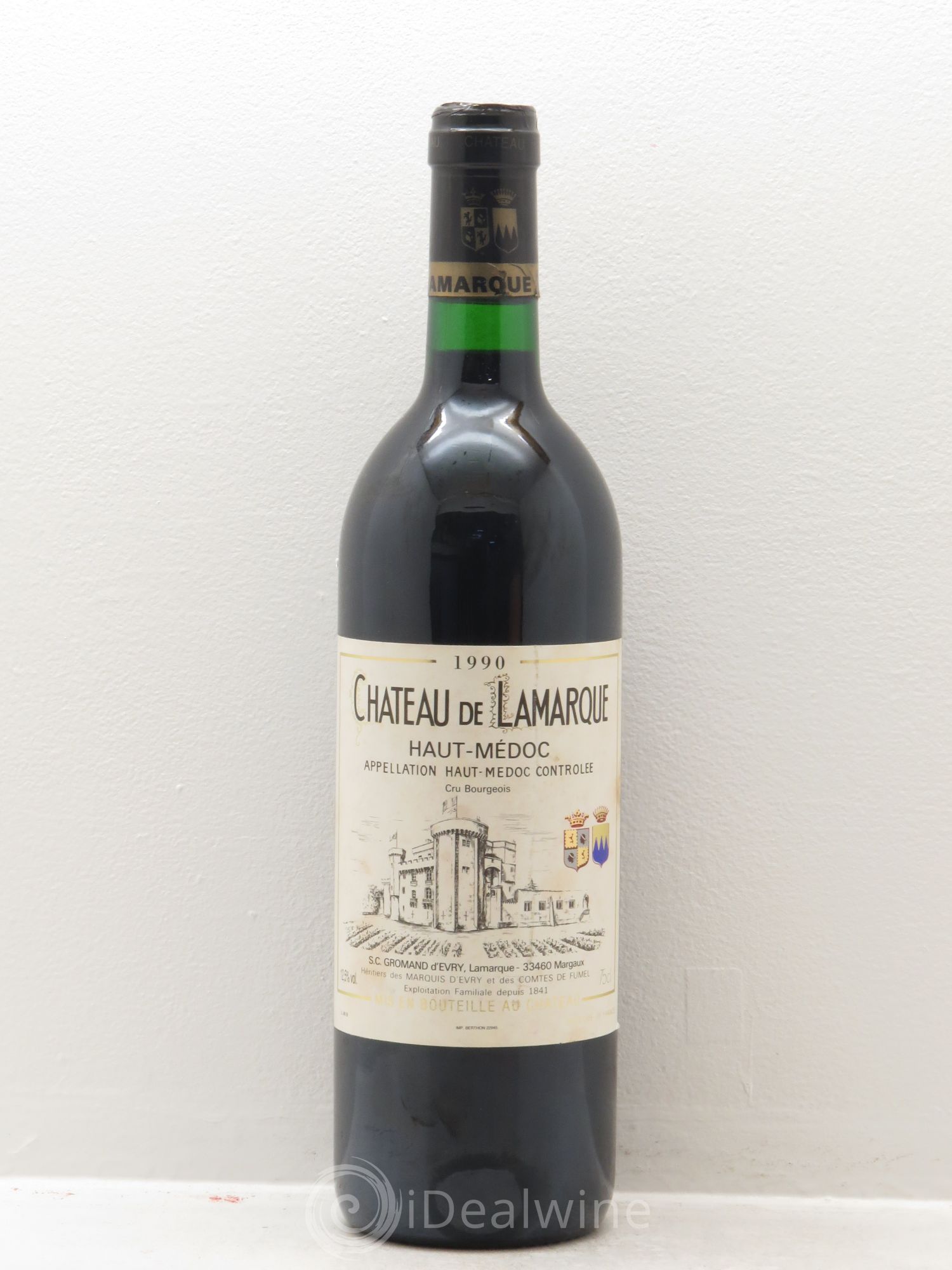 Château de Lamarque Cru Bourgeois 1990 - Lot de 1 bouteille - 0