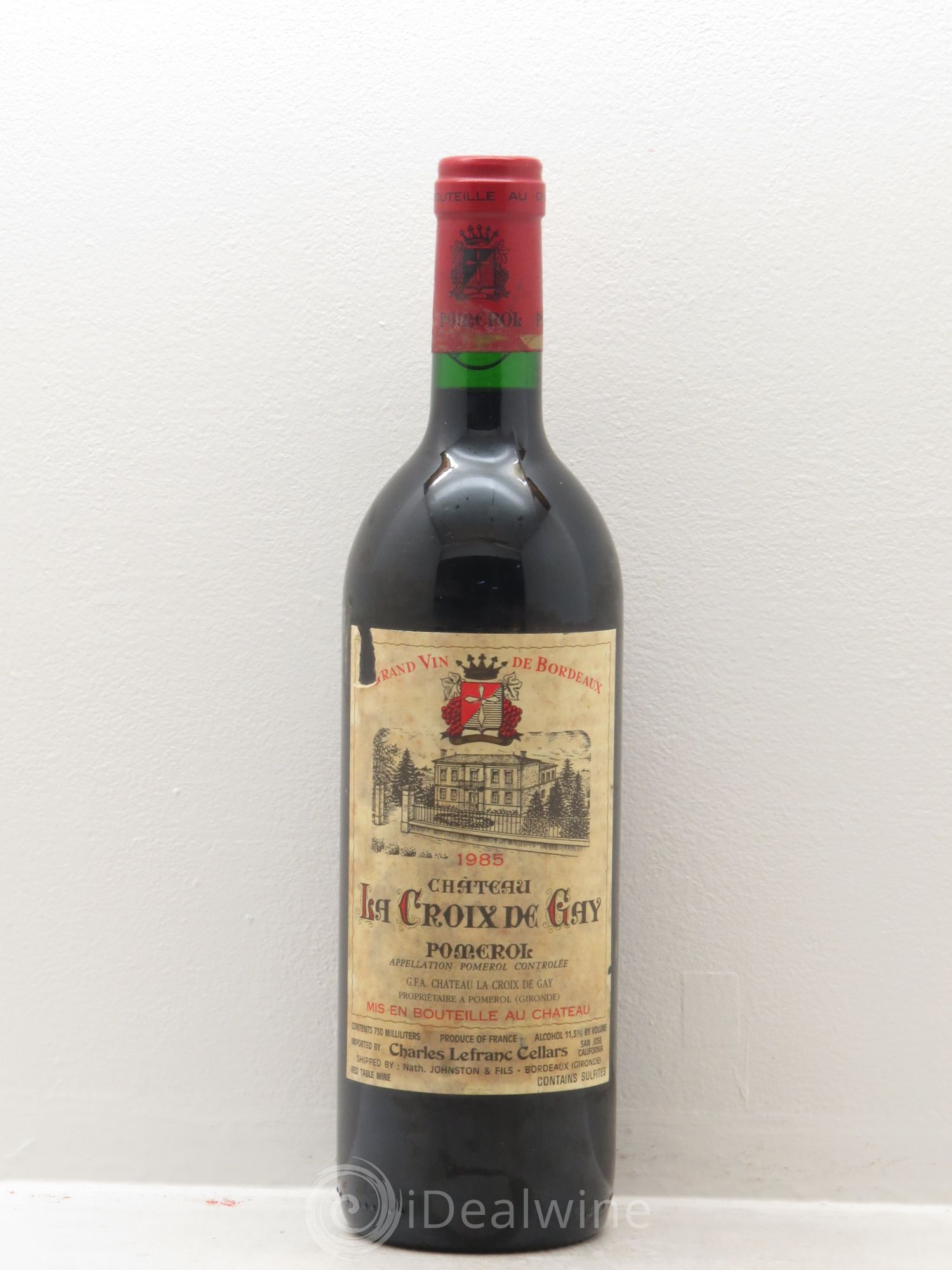 Château la Croix de Gay 1985 - Lot de 1 bouteille - 0