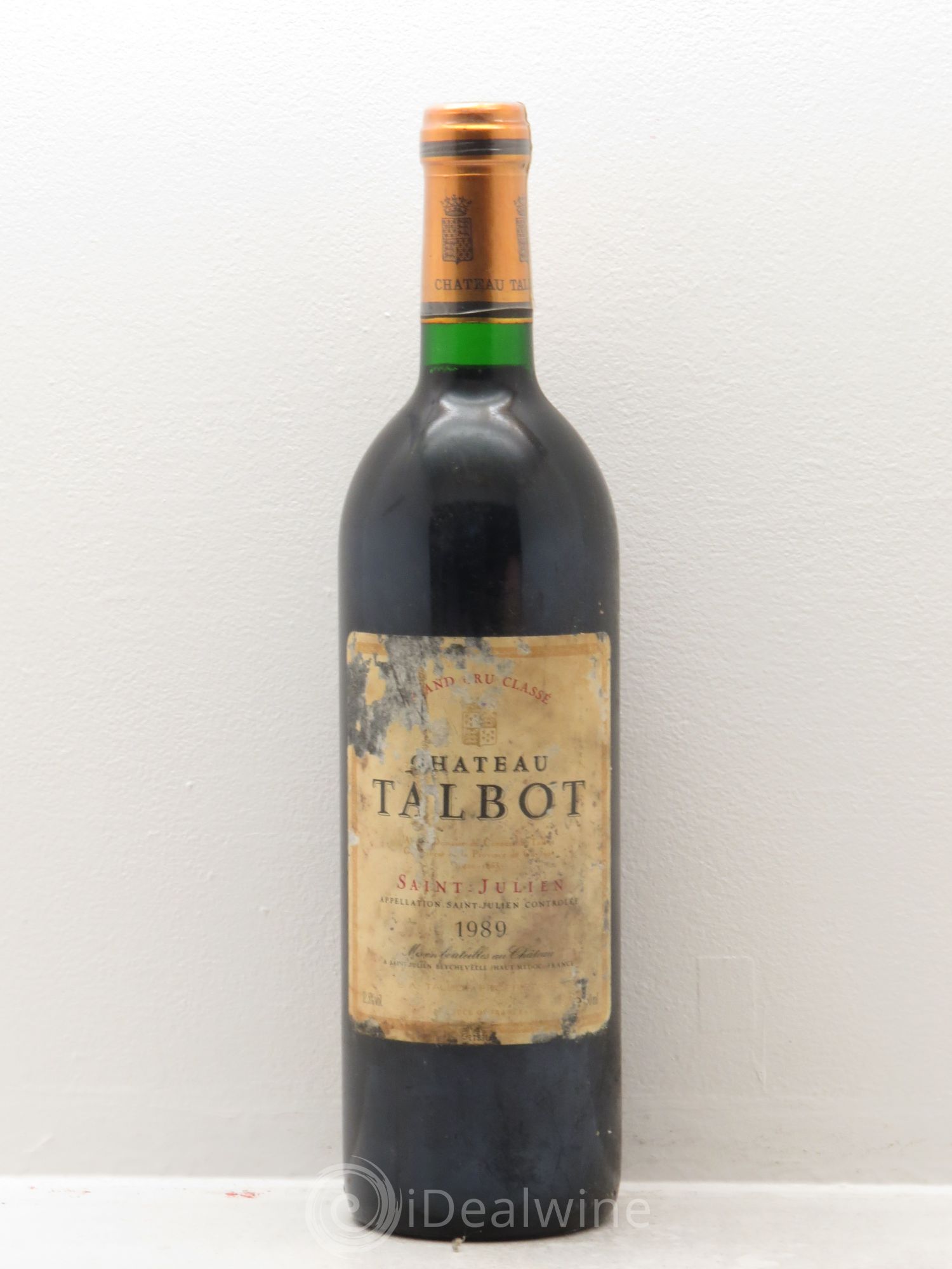 Château Talbot 4ème Grand Cru Classé 1989 - Lot de 1 bouteille - 0