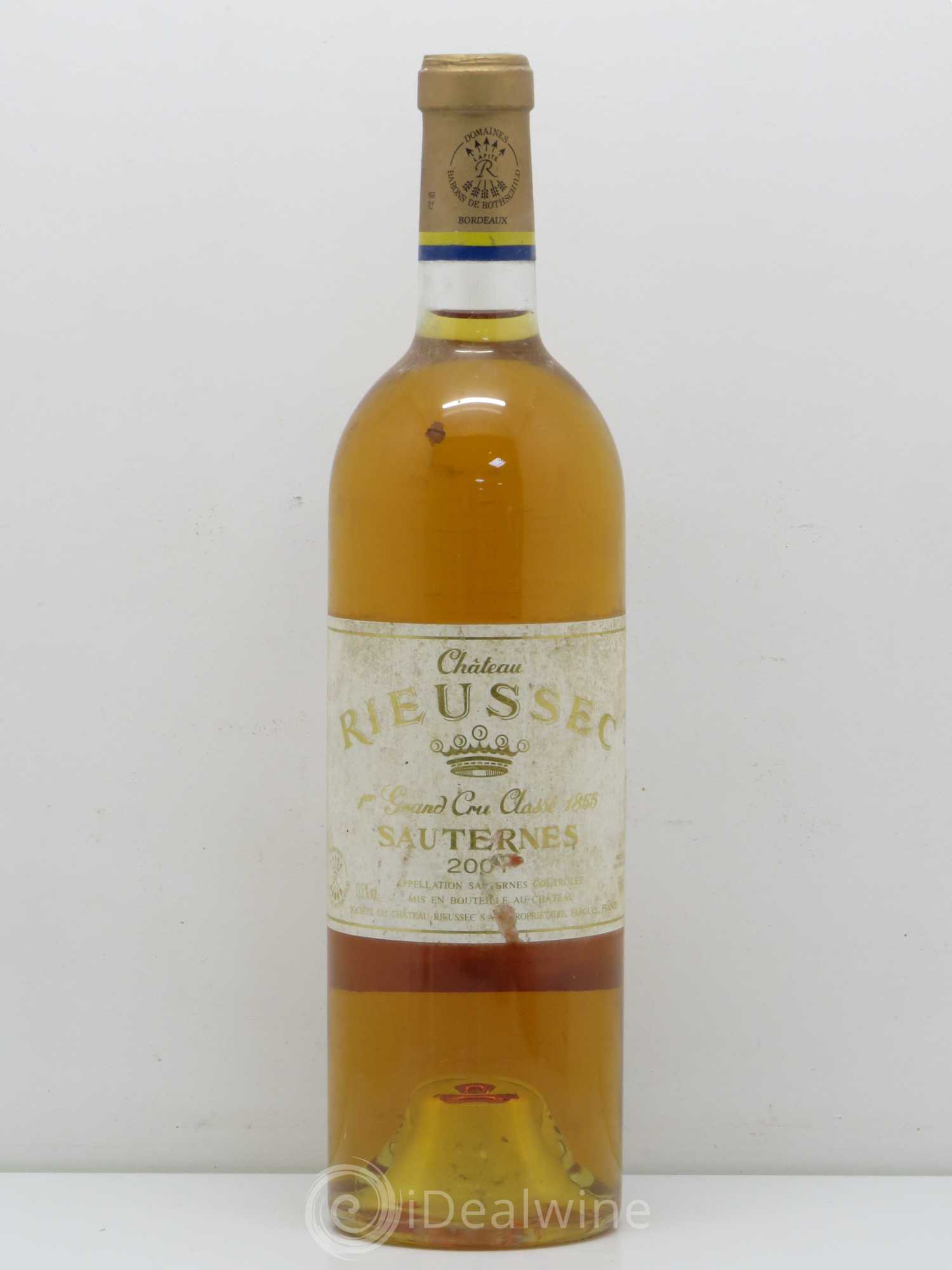 Château Rieussec 1er Grand Cru Classé 2001 - Posten von 1 Flasche - 0