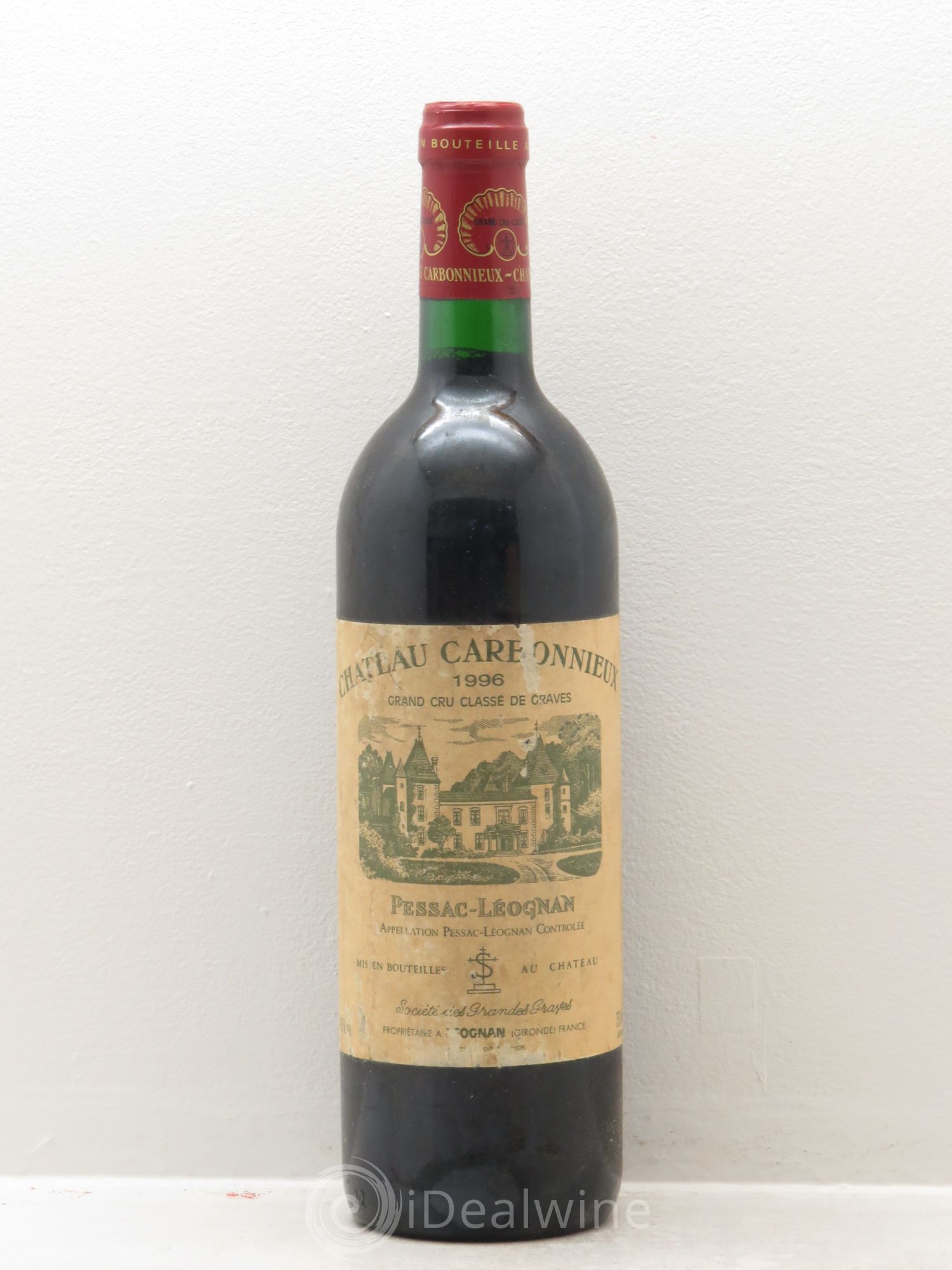 Château Carbonnieux Cru Classé de Graves 1996 - Lot de 1 bouteille - 0