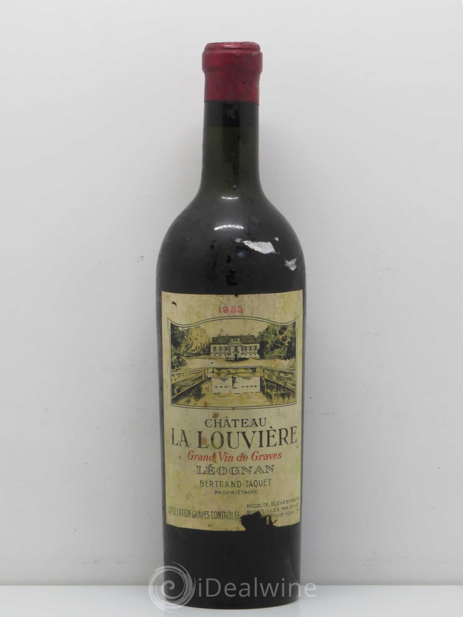 Château la Louvière 1953 - Lot de 1 bouteille - 0