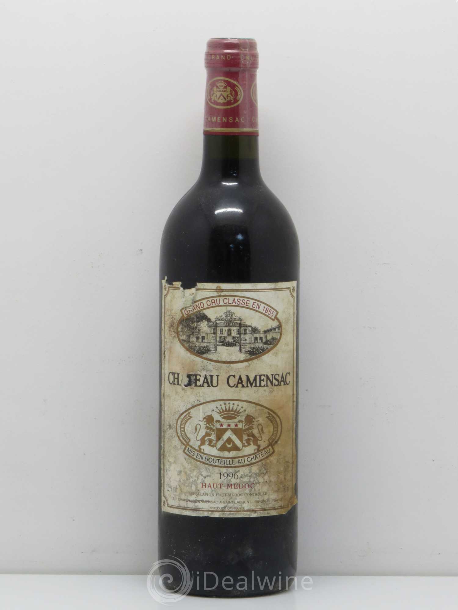Château Camensac 5ème Grand Cru Classé 1996 - Lot de 1 bouteille - 0