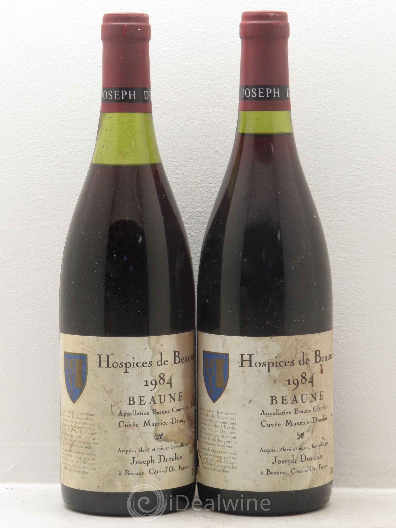 Beaune Cuvée Maurice Drouhin 1984 - Lot de 2 bouteilles - 0
