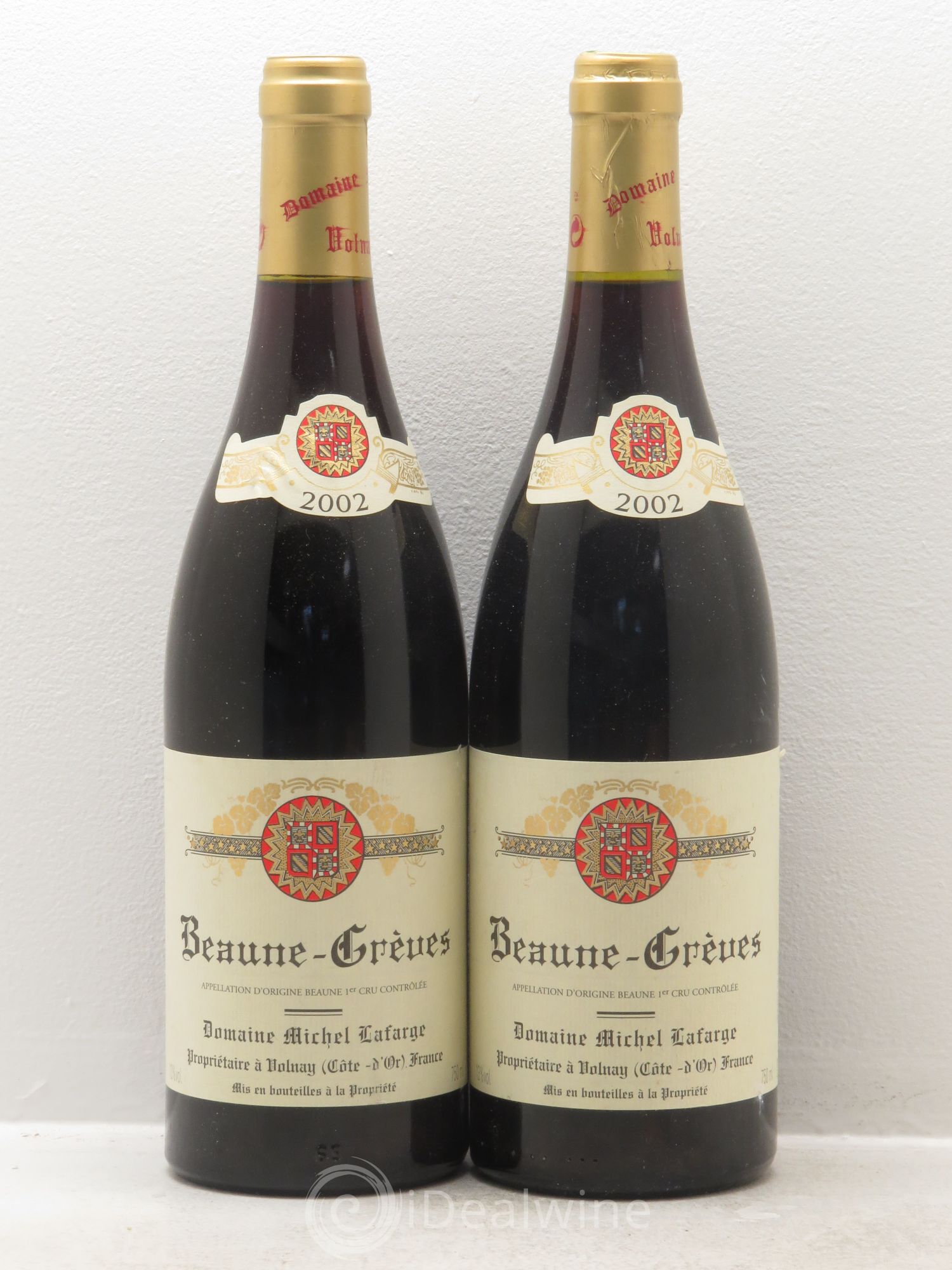 Beaune 1er Cru Grèves Lafarge (Domaine) 2002 - Lot de 2 bouteilles - 0