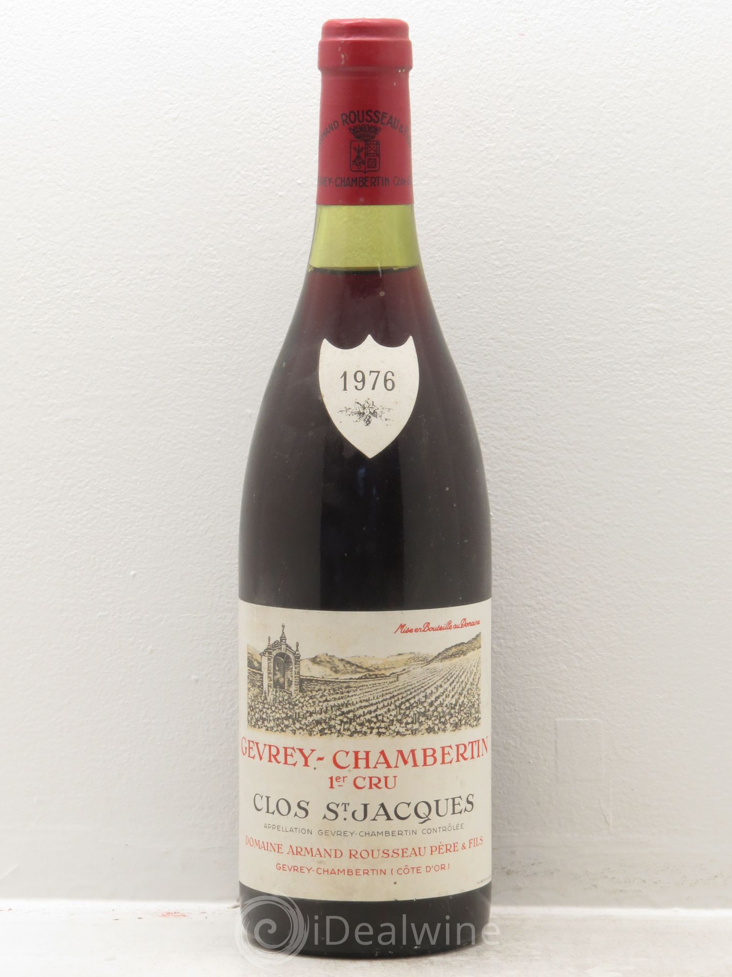 Gevrey-Chambertin 1er Cru Clos Saint-Jacques Armand Rousseau (Domaine) 1976 - Lot de 1 bouteille - 0