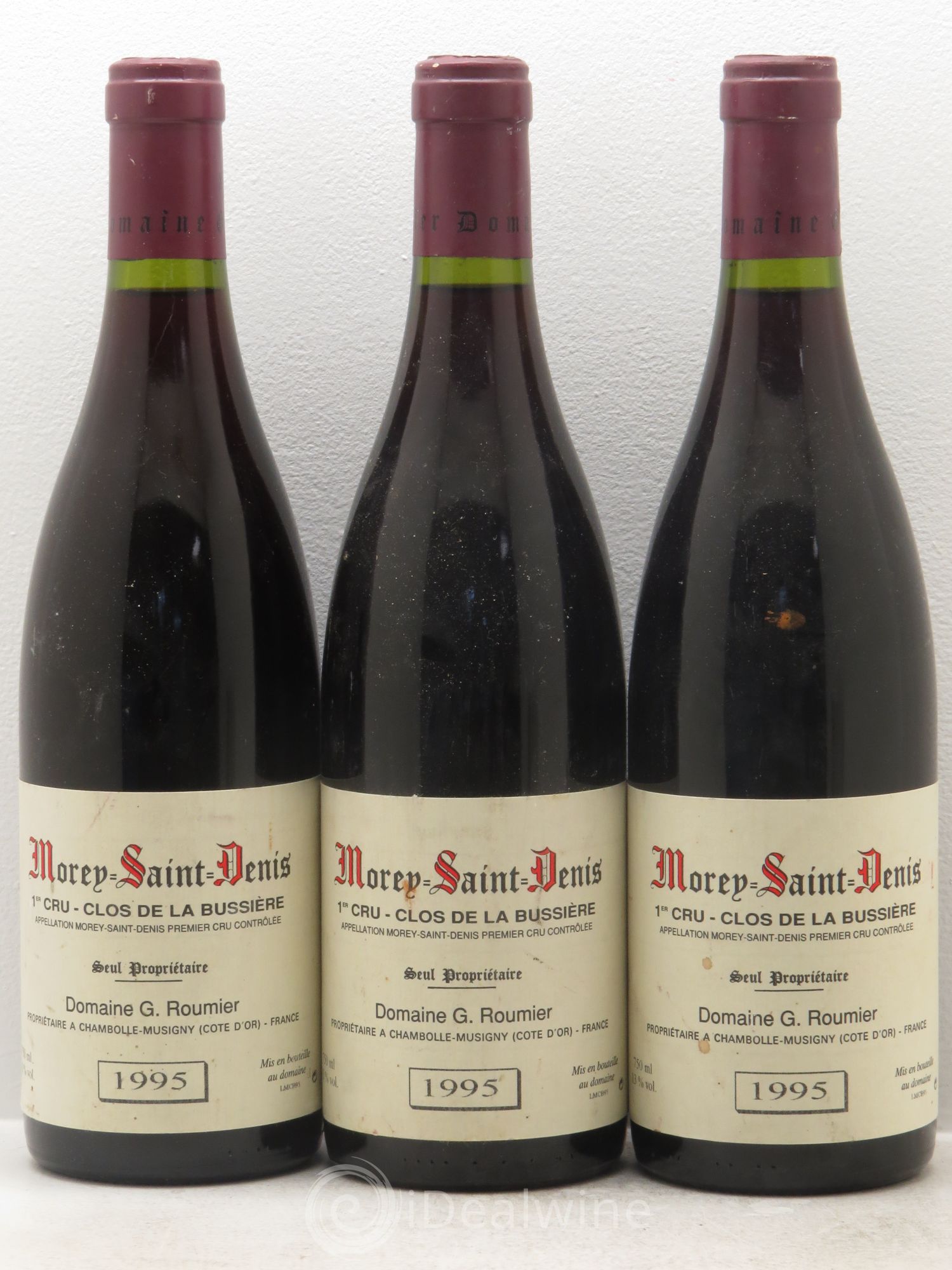 Morey-Saint-Denis 1er Cru Clos de la Bussière Georges Roumier (Domaine) 1995 - Lot de 3 bouteilles - 0