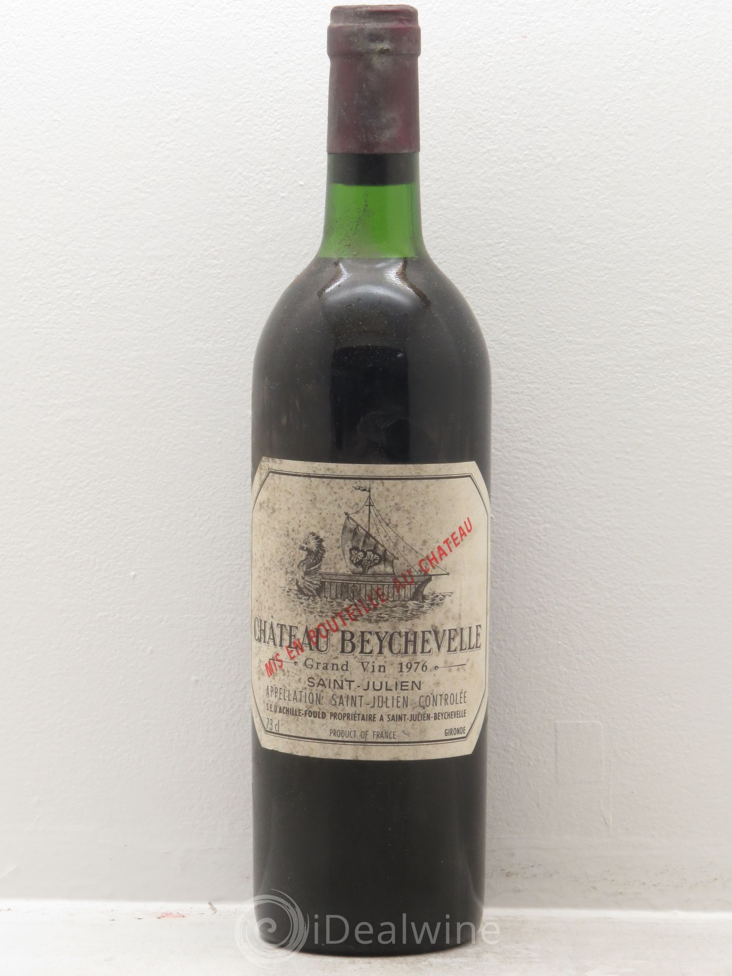 Château Beychevelle 4ème Grand Cru Classé 1976 - Lot de 1 bouteille - 0