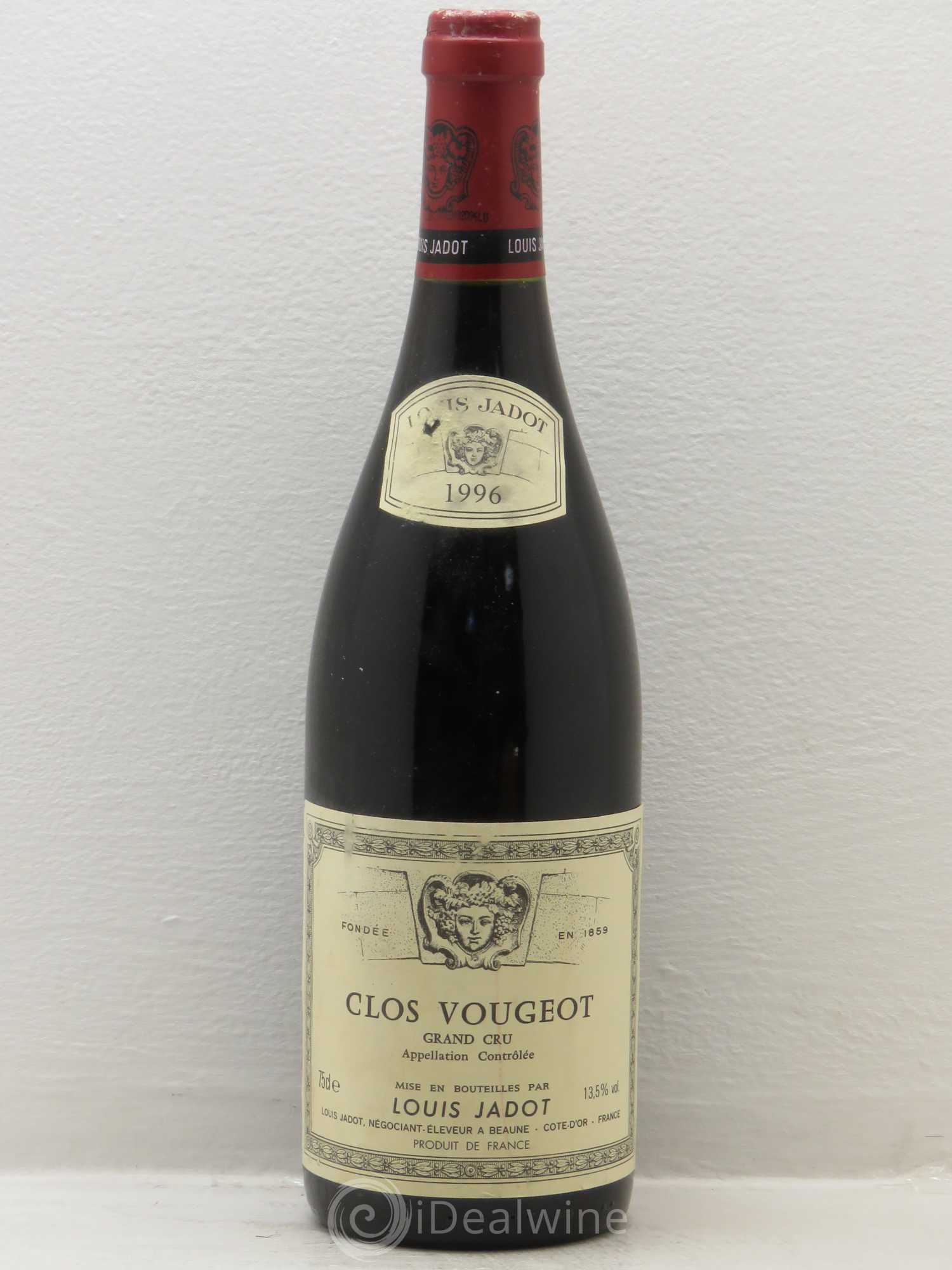 Clos de Vougeot Grand Cru Louis Jadot (Domaine) 1996 - Lot de 6 bouteilles - 0