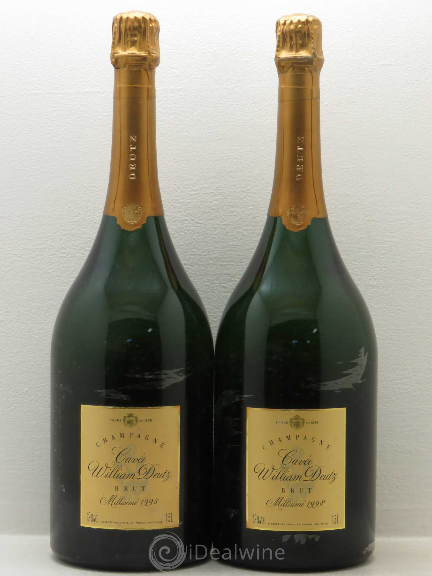Cuvée William Deutz Deutz 1998 - Lot de 2 magnums - 0