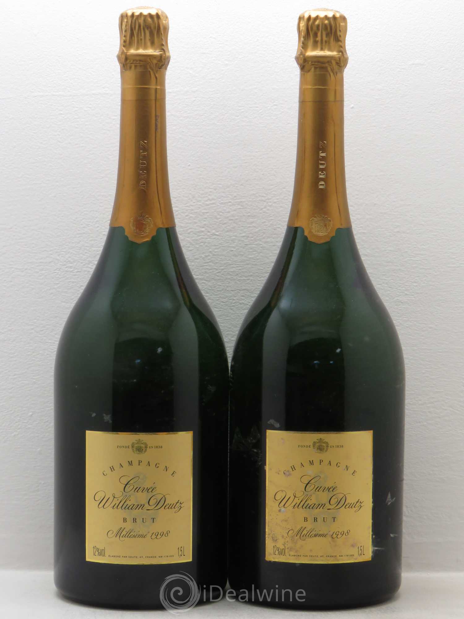 Cuvée William Deutz Deutz 1998 - Lot de 2 magnums - 0