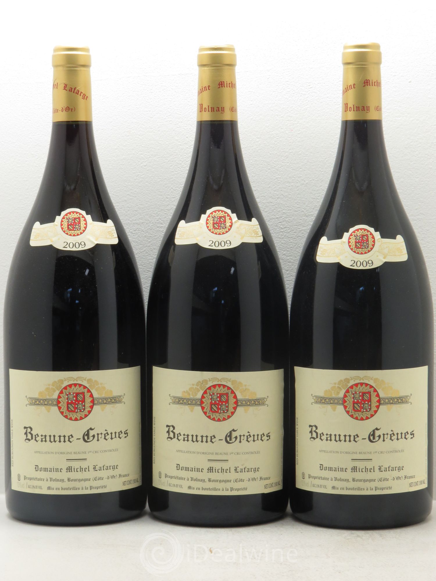 Beaune 1er Cru Grèves Lafarge (Domaine) 2009 - Lot de 3 magnums - 0