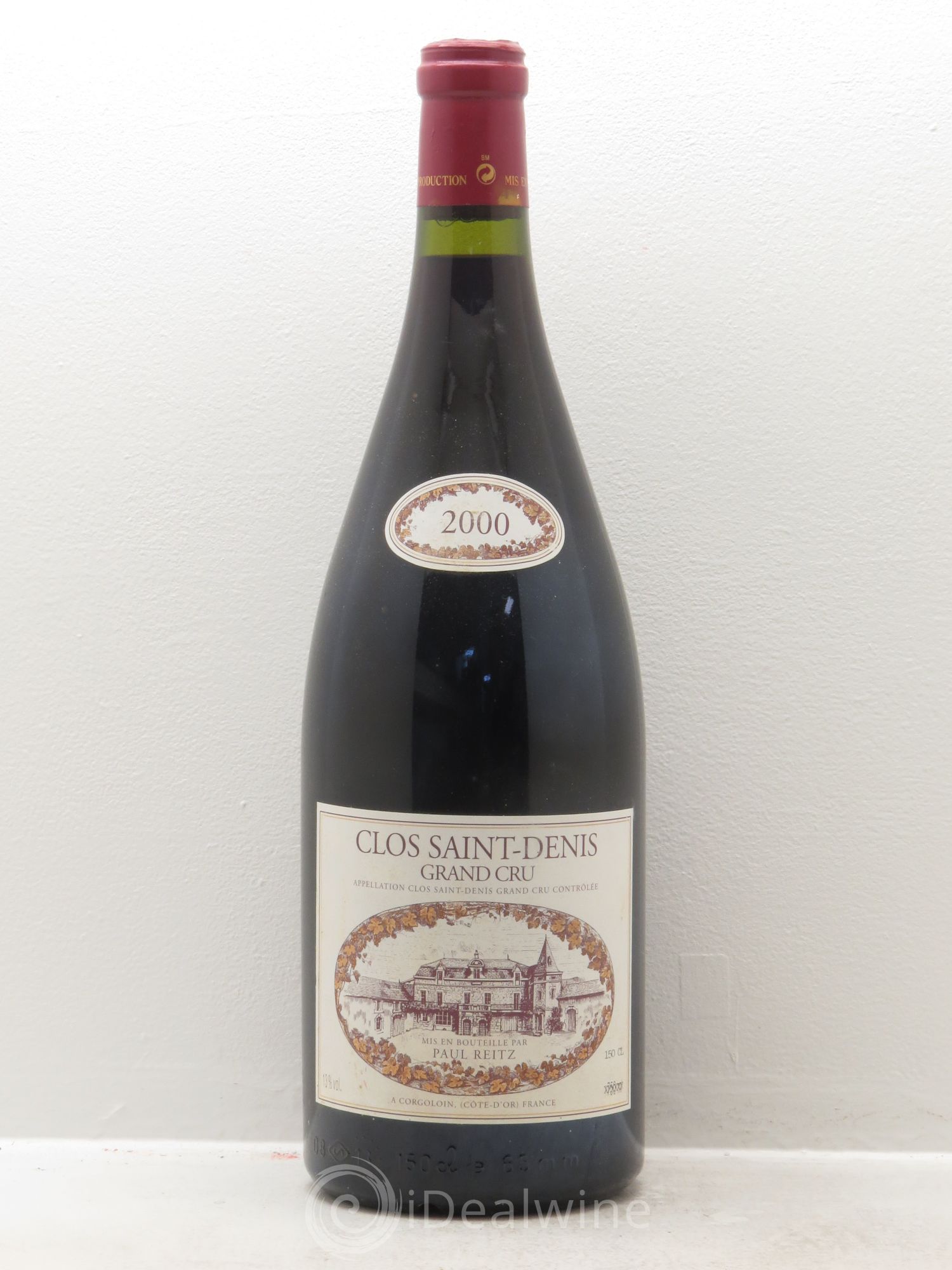 Clos Saint-Denis Grand Cru Domaine Reitz 2000 - Lot de 1 magnum - 0