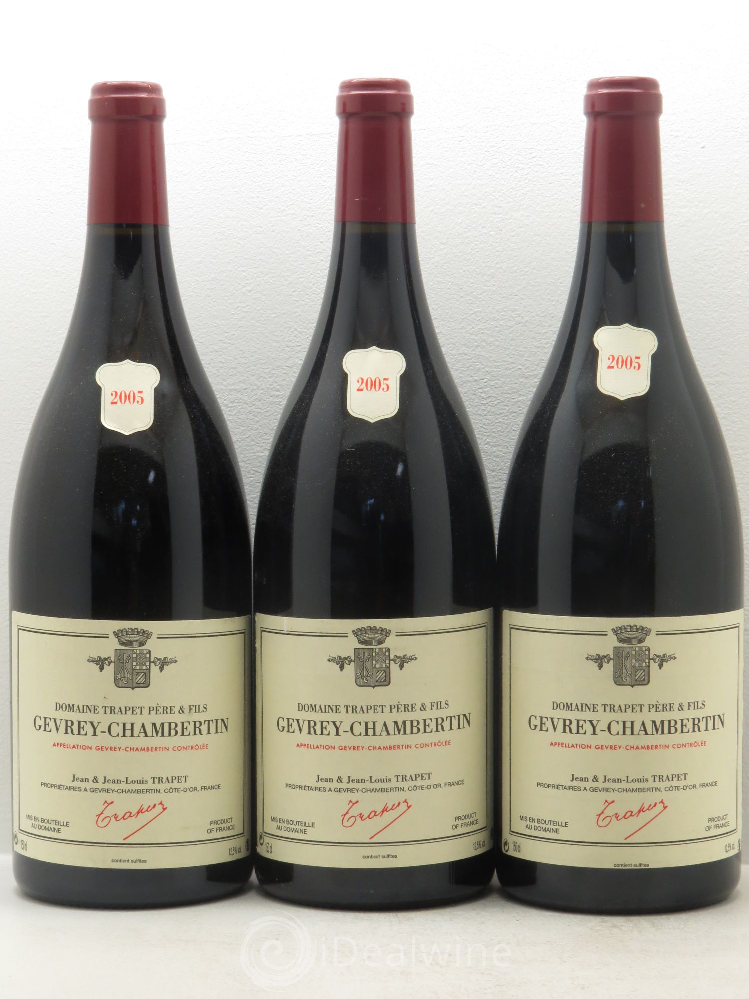 Gevrey-Chambertin Domaine Trapet 2005 - Lot de 3 magnums - 0