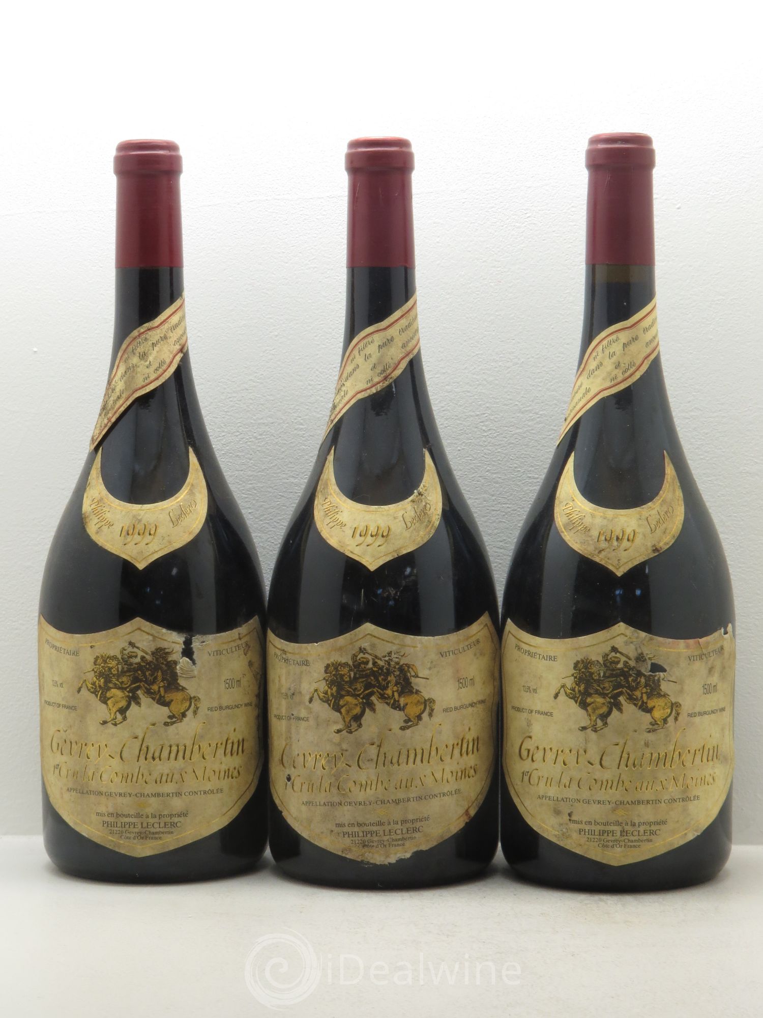 Gevrey-Chambertin La Combe aux Moines - Philippe Leclerc 1999 - Posten von 3 Magnum - 0