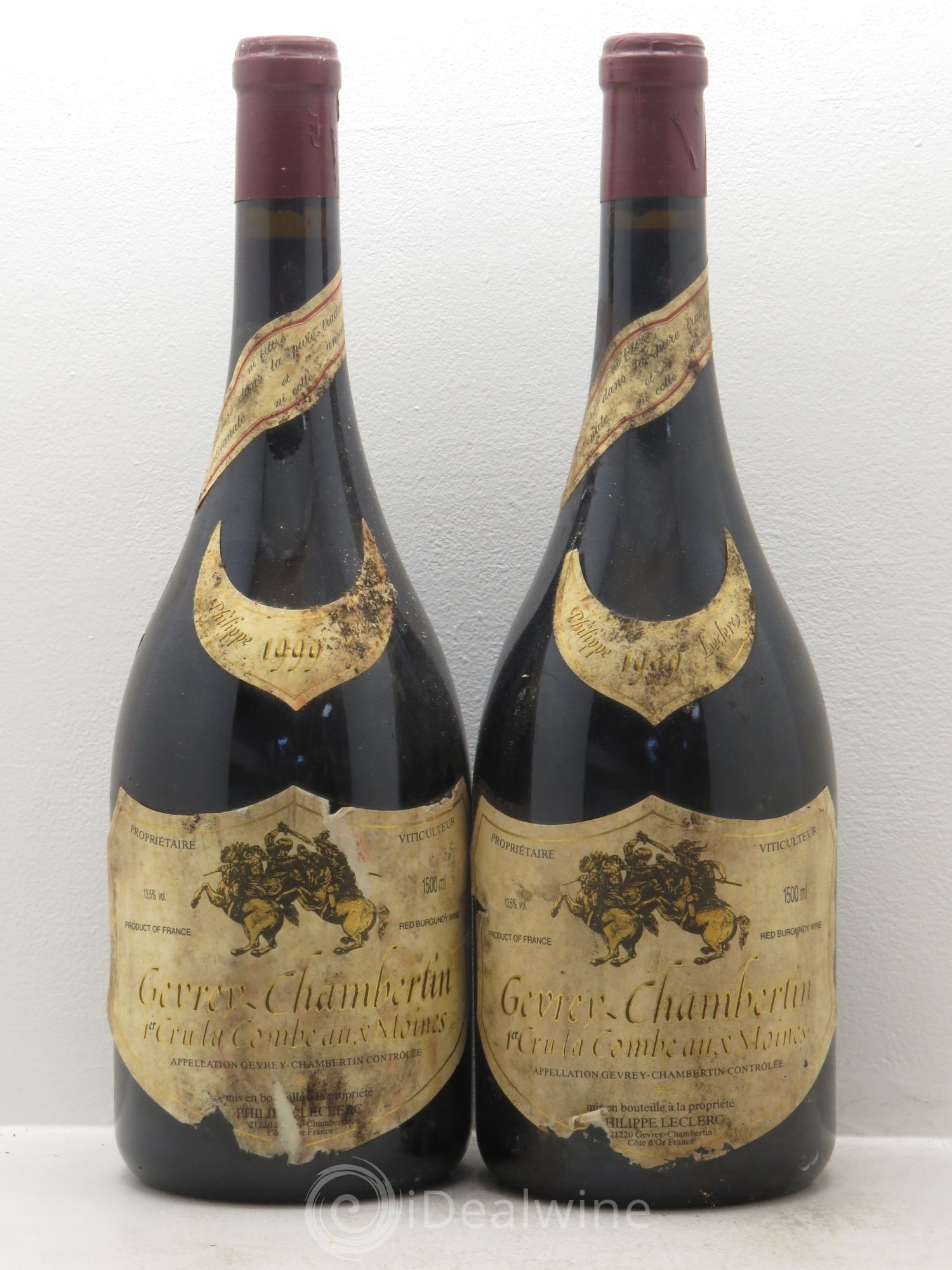 Gevrey-Chambertin La Combe aux Moines - Philippe Leclerc 1999 - Posten von 2 Magnum - 0