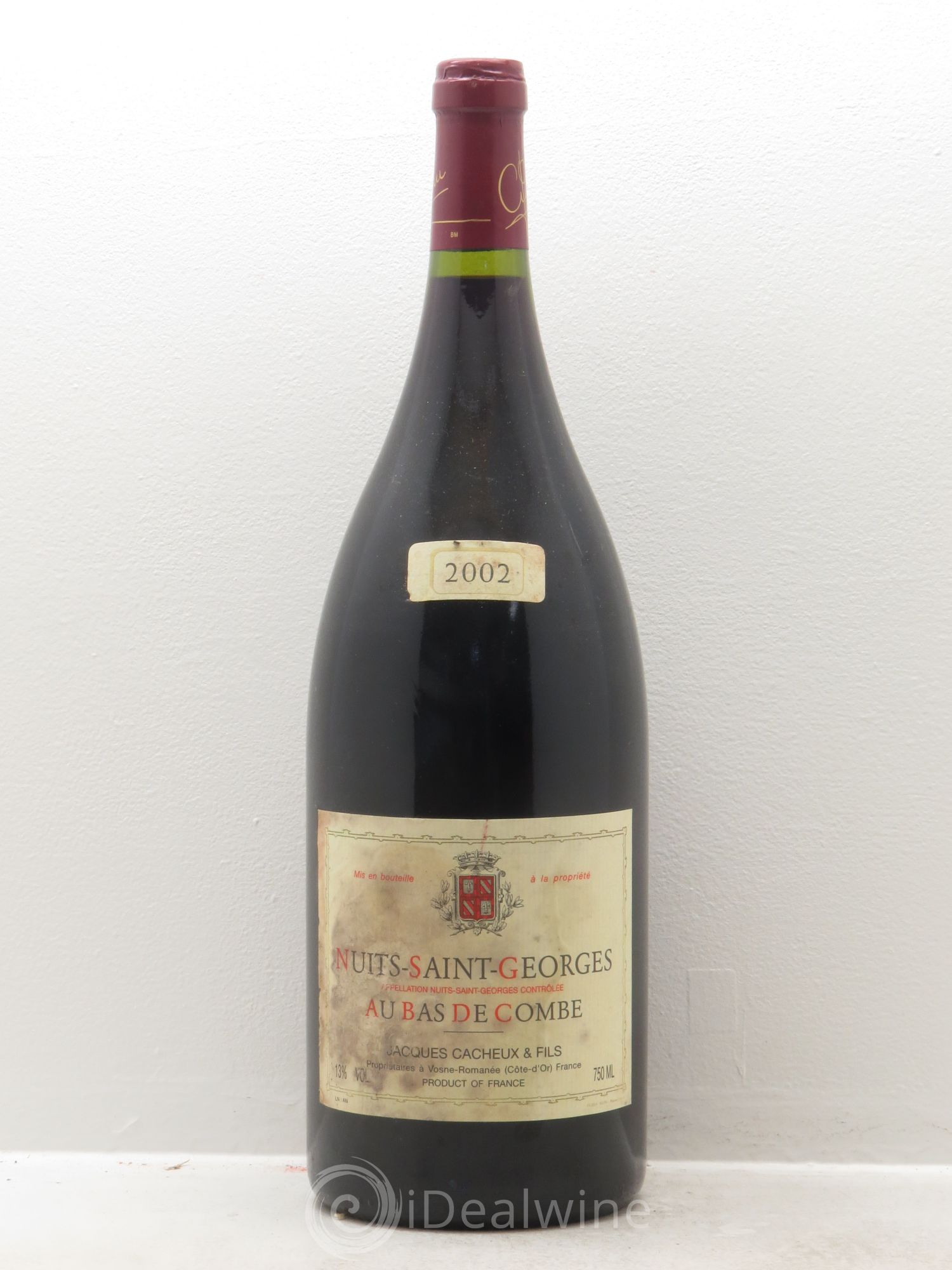 Nuits-Saint-Georges Au Bas de la Combe - Jacques Cacheux 2002 - Posten von 1 Magnum - 0