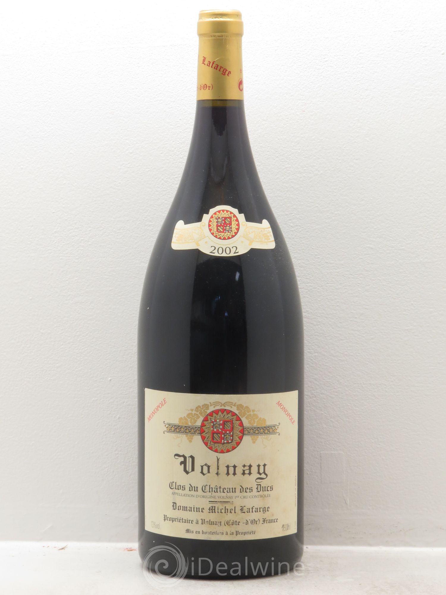 Volnay 1er Cru Clos du Château des Ducs Lafarge (Domaine) 2002 - Lot de 1 magnum - 0