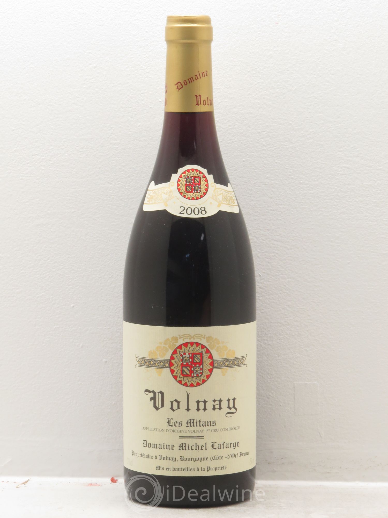 Volnay 1er Cru Les Mitans Lafarge (Domaine) 2008 - Lot de 1 bouteille - 0