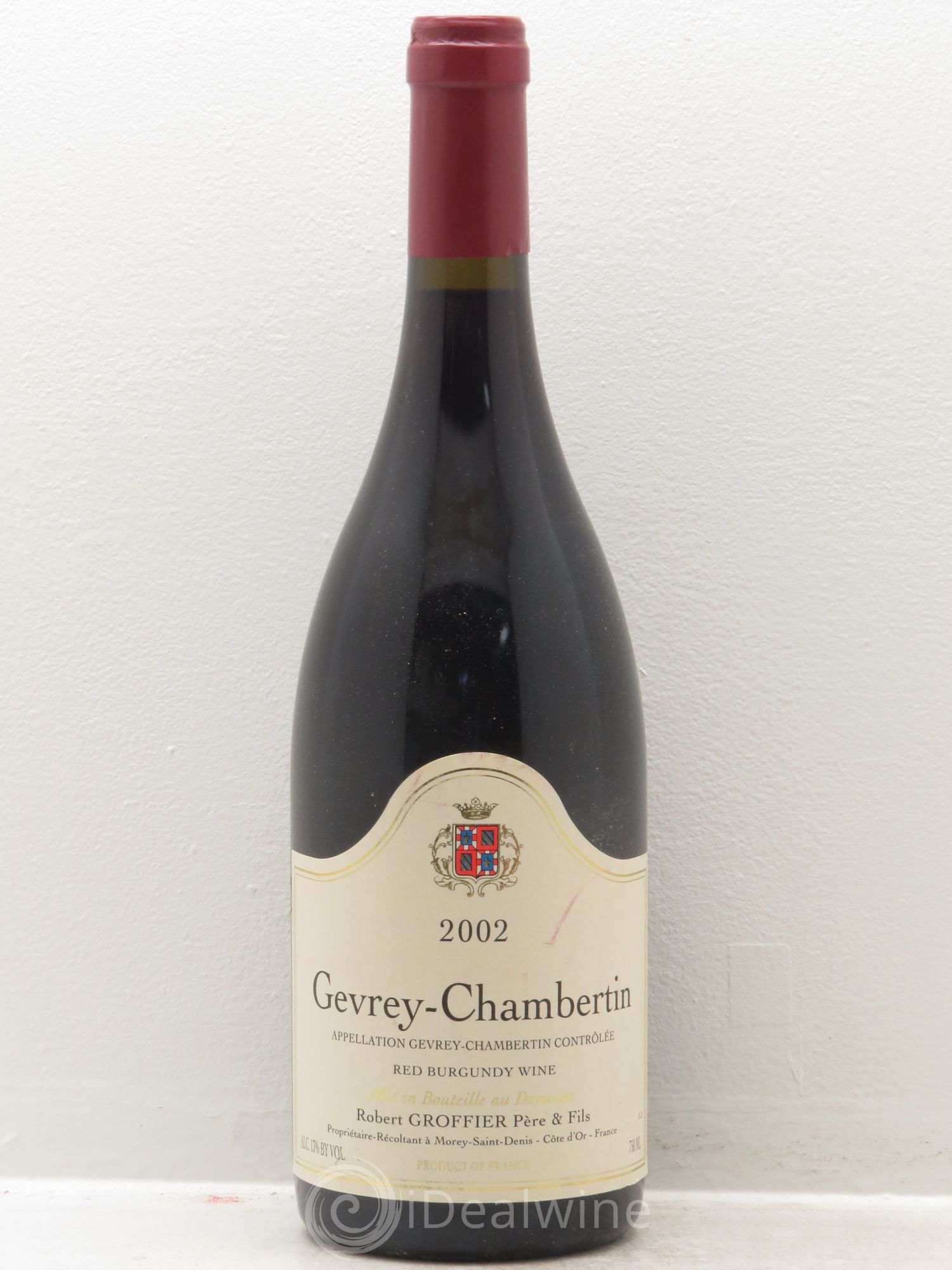 Gevrey-Chambertin 2002 - Lot de 6 bouteilles - 0