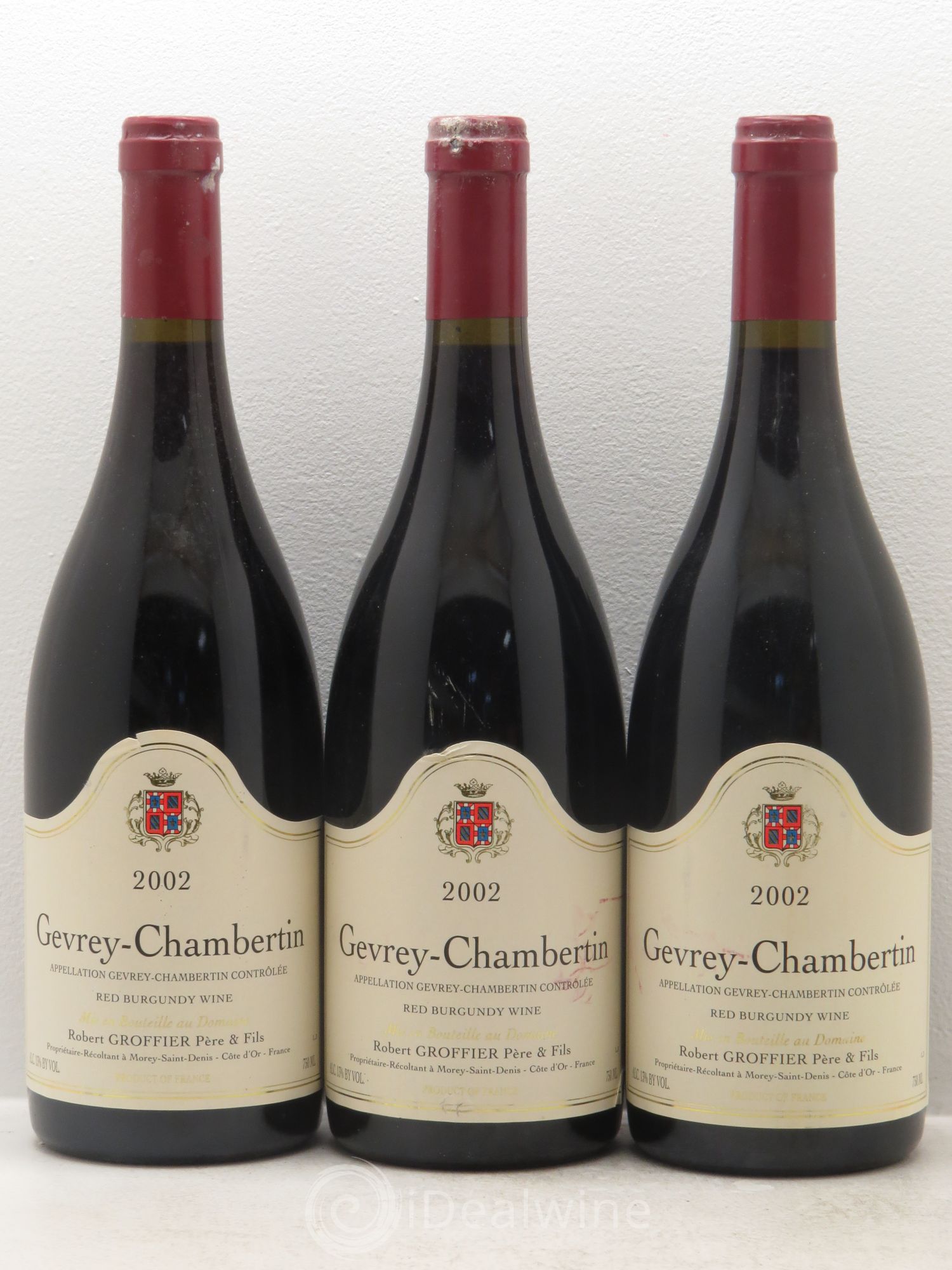 Gevrey-Chambertin 2002 - Posten von 3 Flaschen - 0