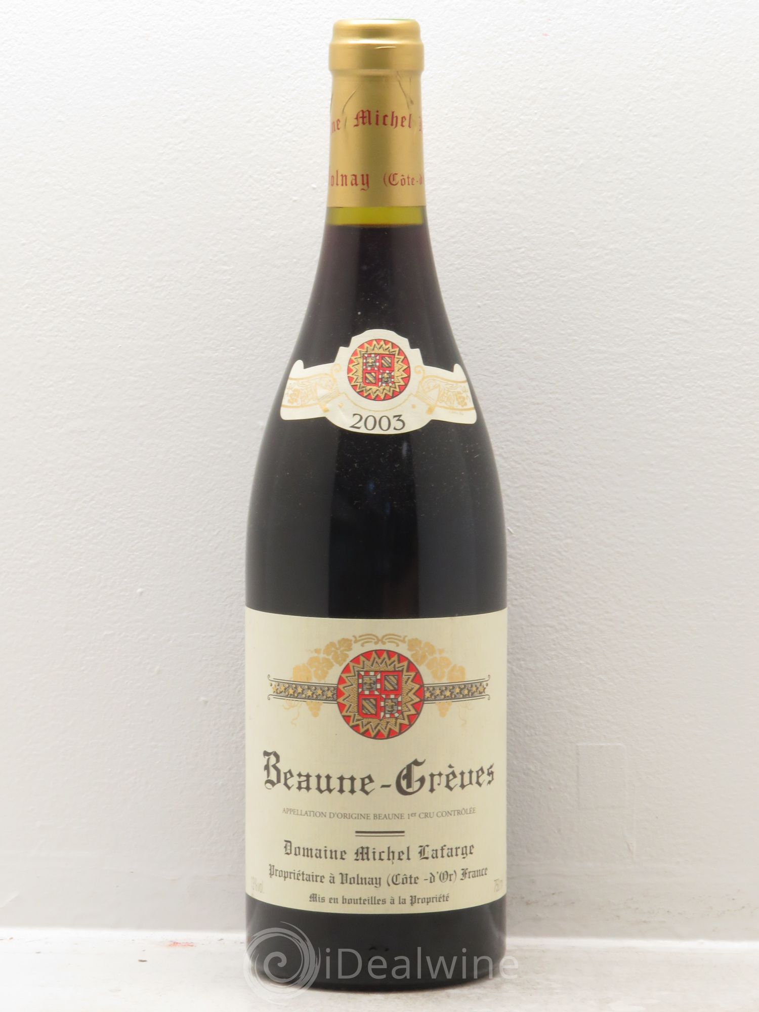 Beaune 1er Cru Grèves Lafarge (Domaine) 2003 - Lot de 1 bouteille - 0