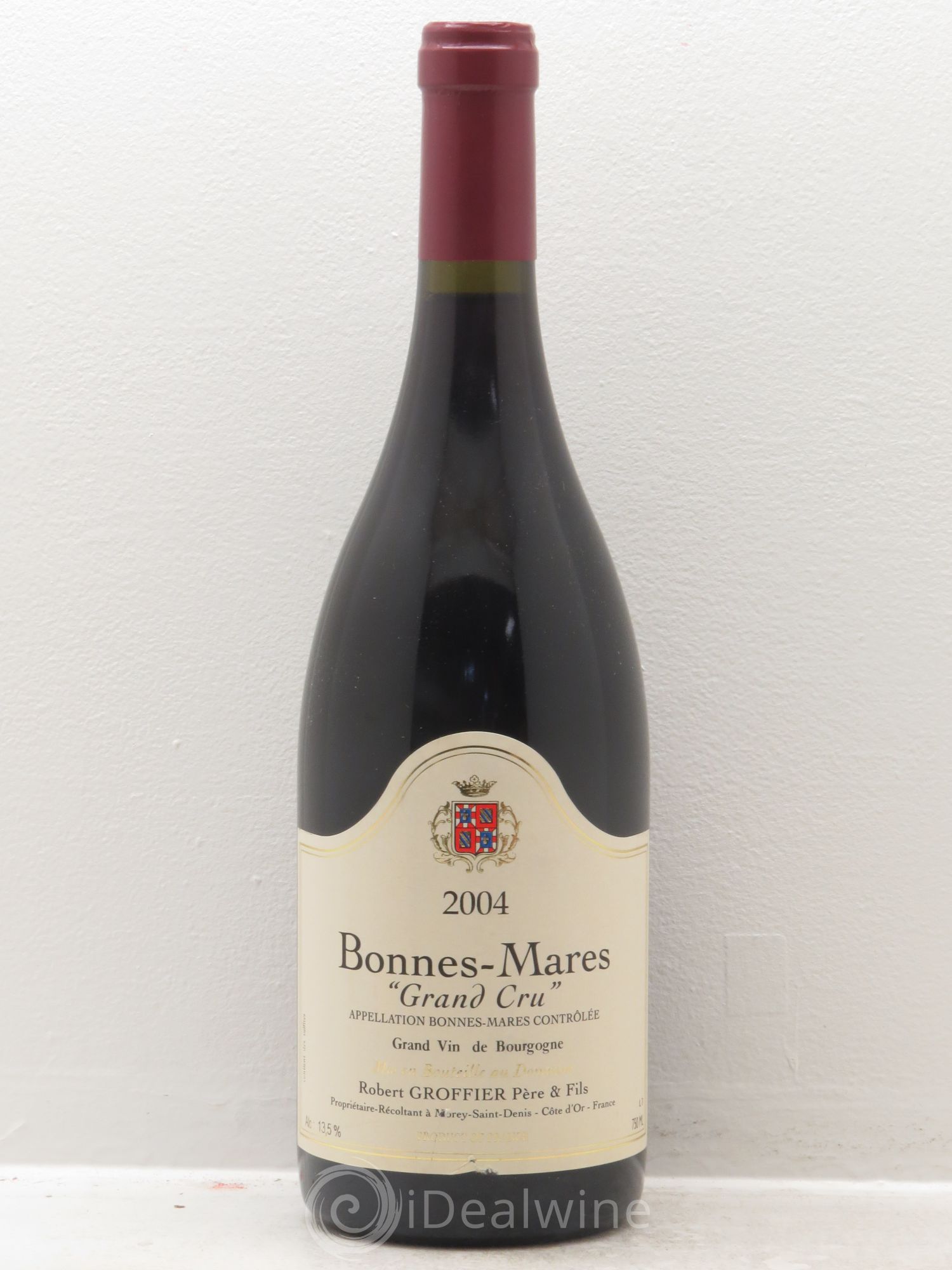 Bonnes-Mares Grand Cru Robert Groffier Père & Fils (Domaine) 2004 - Lot de 1 bouteille - 0