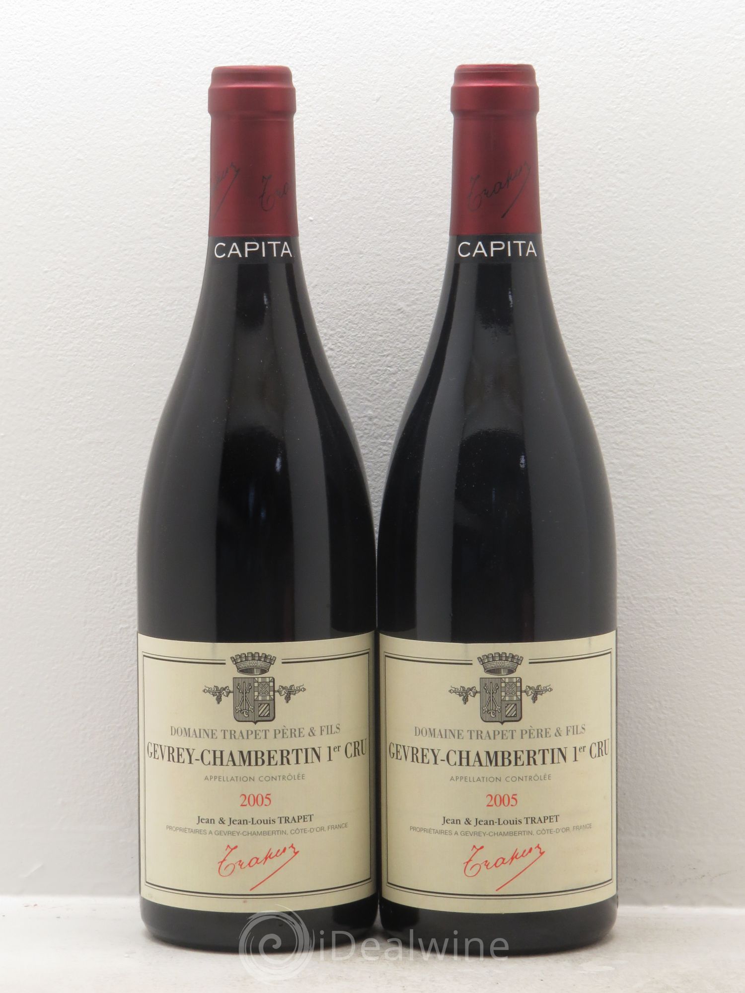 Gevrey-Chambertin 1er Cru Capita Domaine Trapet 2005 - Lot de 2 bouteilles - 0