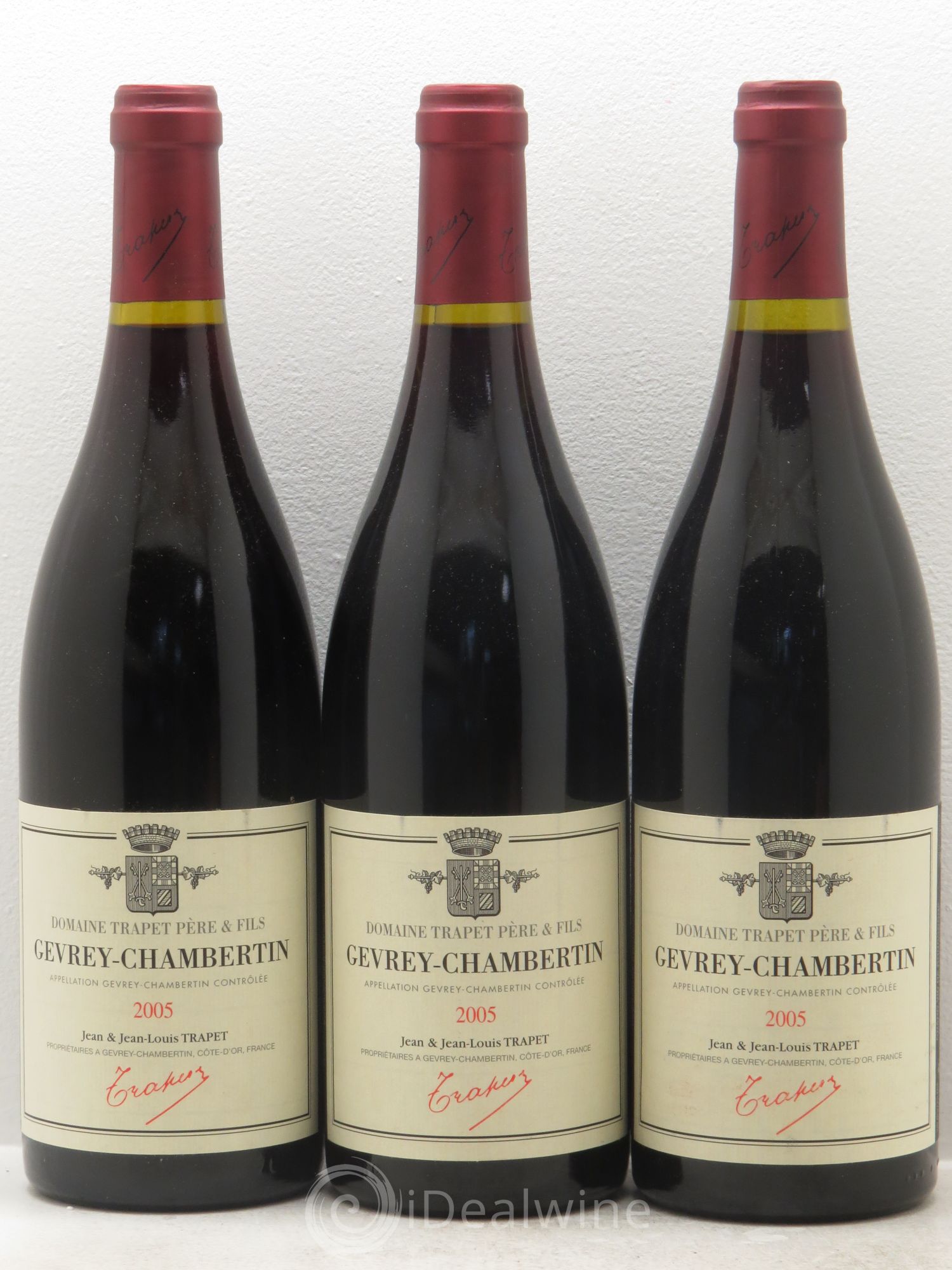 Gevrey-Chambertin Domaine Trapet 2005 - Lot de 3 bouteilles - 0