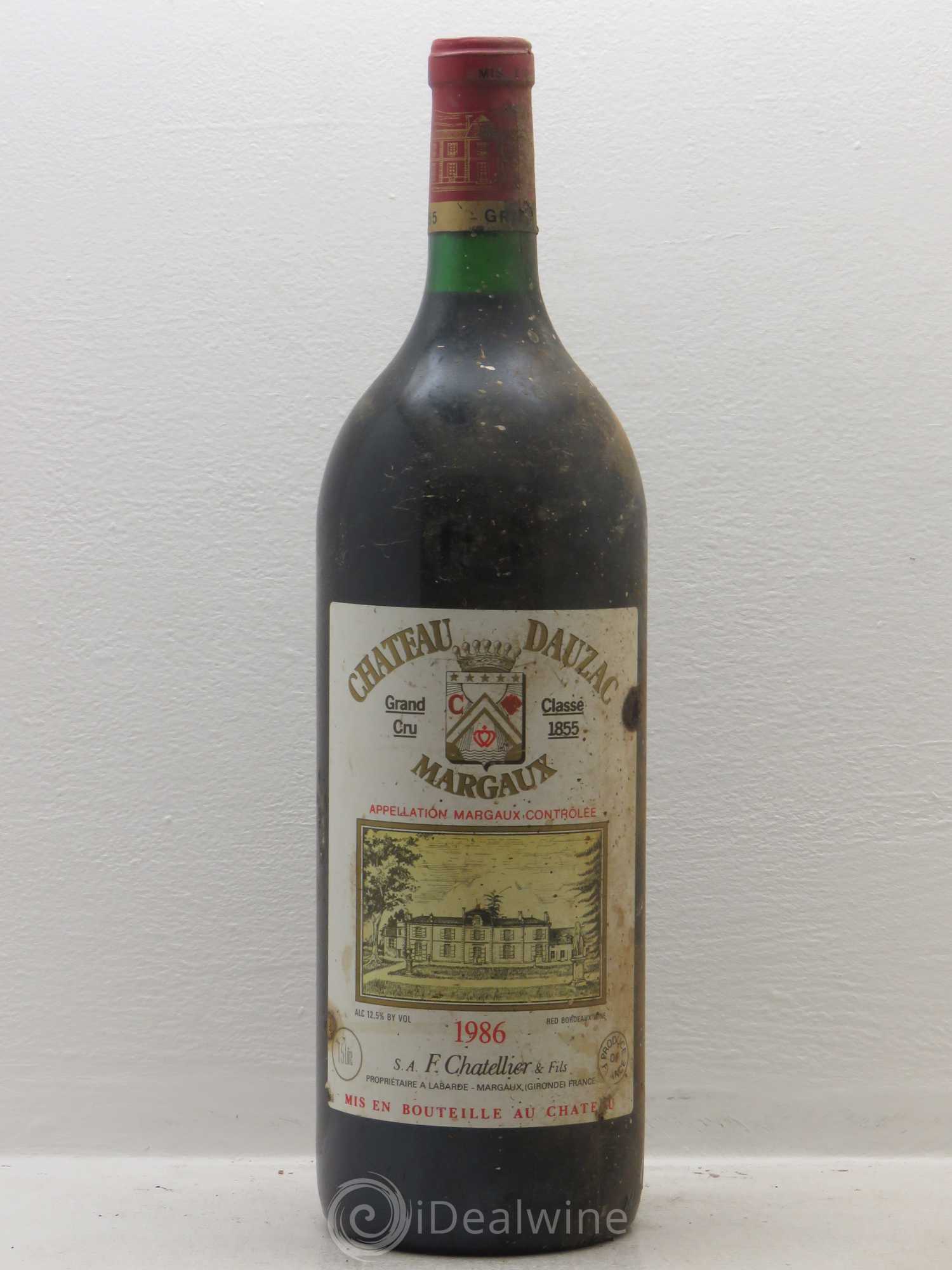 Château Dauzac 5ème Grand Cru Classé 1986 - Lot de 1 magnum - 0