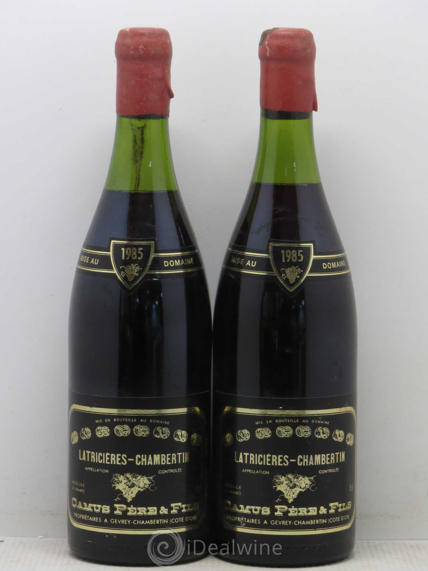Latricières-Chambertin Grand Cru Camus 1985 - Lot de 2 bouteilles - 0
