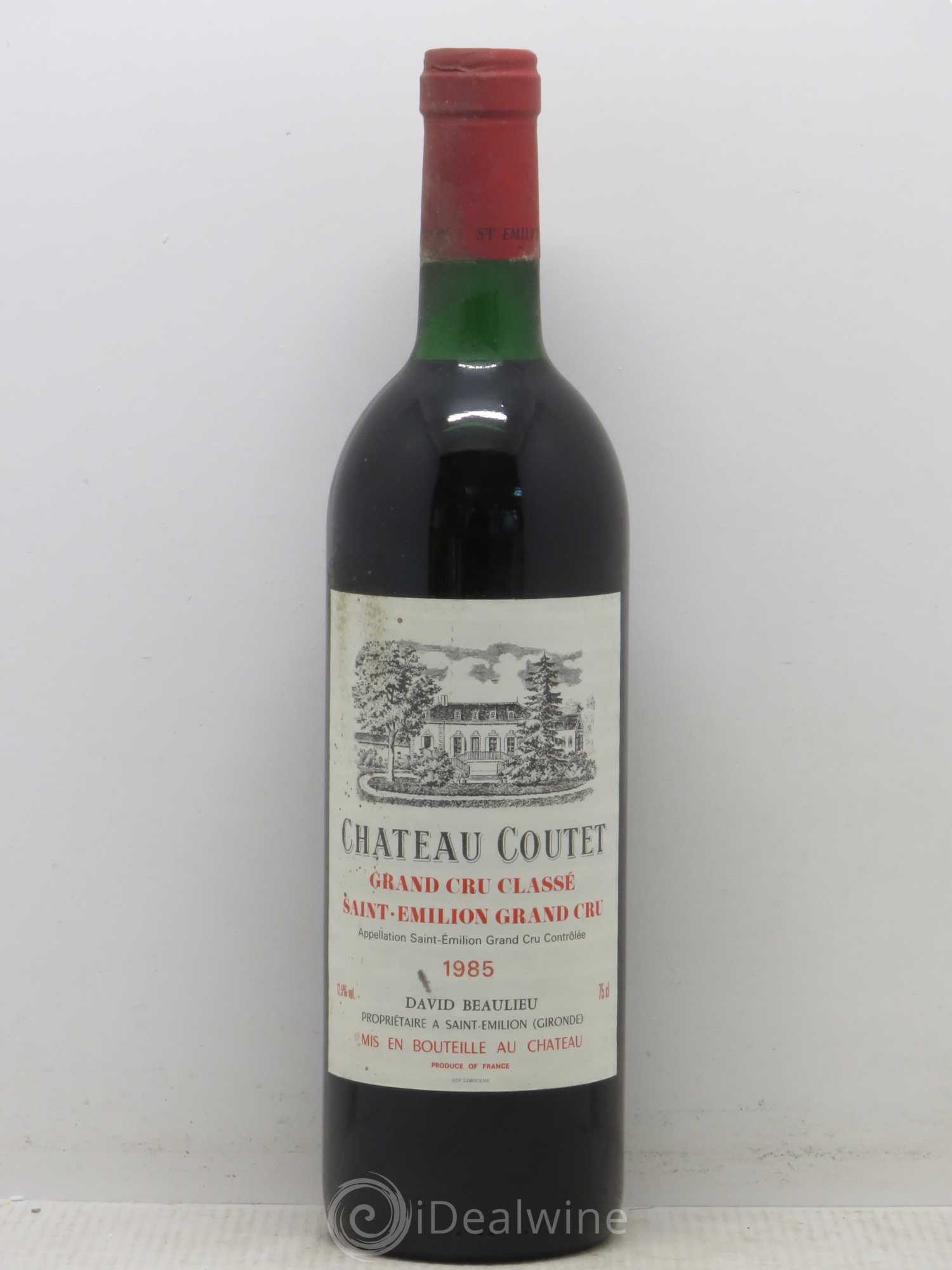 Saint-Émilion Château Coutet 1985 - Lot de 1 bouteille - 0