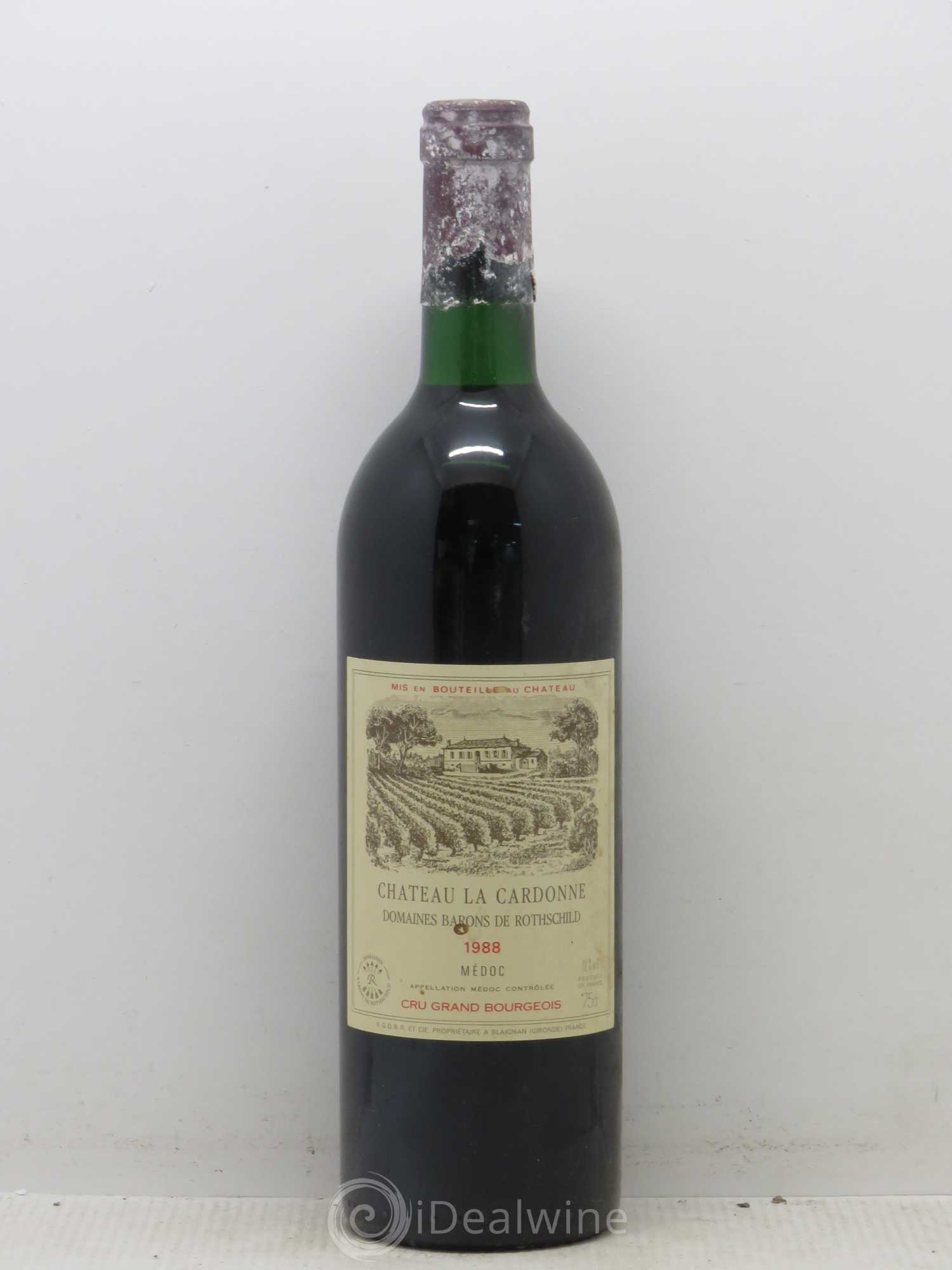 Château la Cardonne Cru Bourgeois 1988 - Lot de 1 bouteille - 0