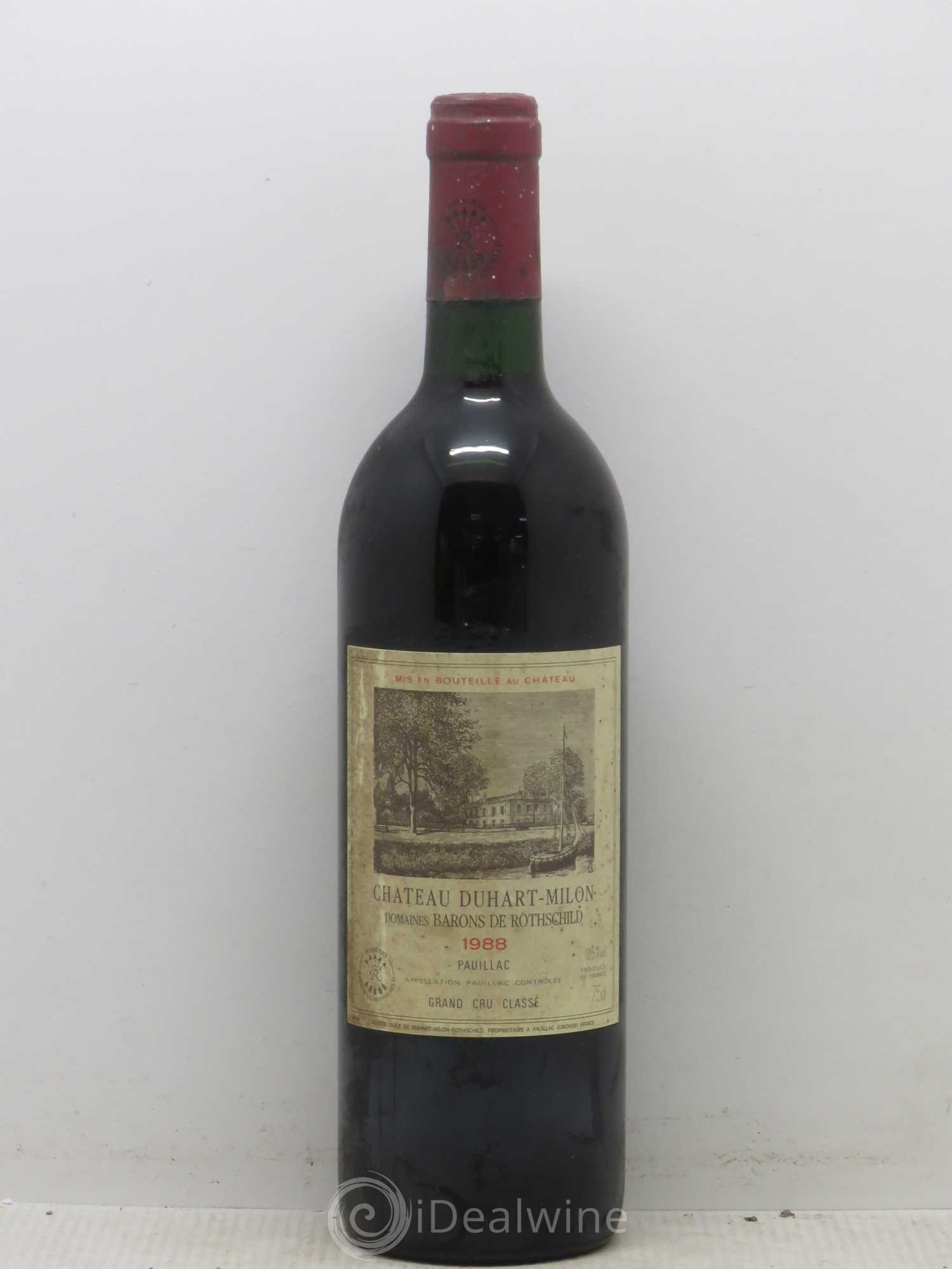 Château Duhart-Milon 4ème Grand Cru Classé 1988 - Lot de 1 bouteille - 0
