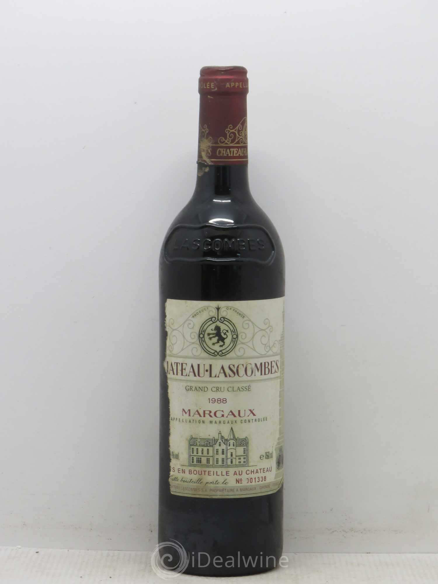 Château Lascombes 2ème Grand Cru Classé 1988 - Lot de 1 bouteille - 0