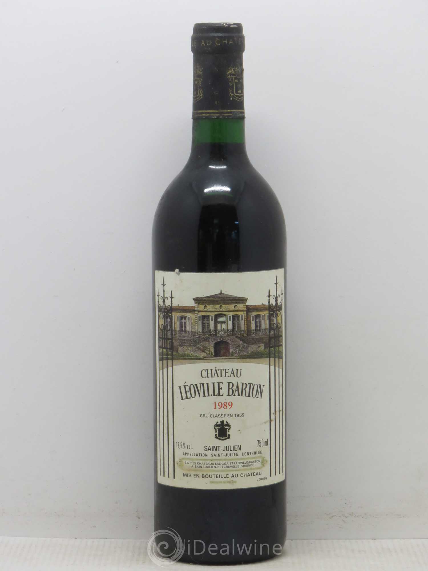 Château Léoville Barton 2ème Grand Cru Classé 1989 - Lot de 1 bouteille - 0