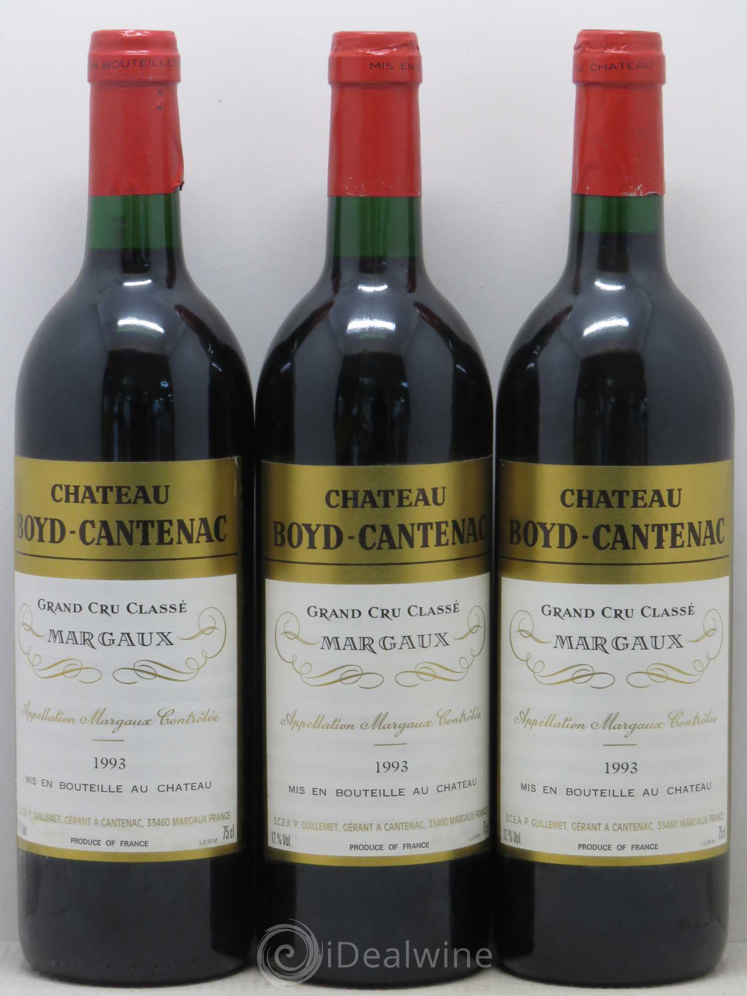 Château Boyd Cantenac 3ème Grand Cru Classé 1993 - Lot de 6 bouteilles - 2