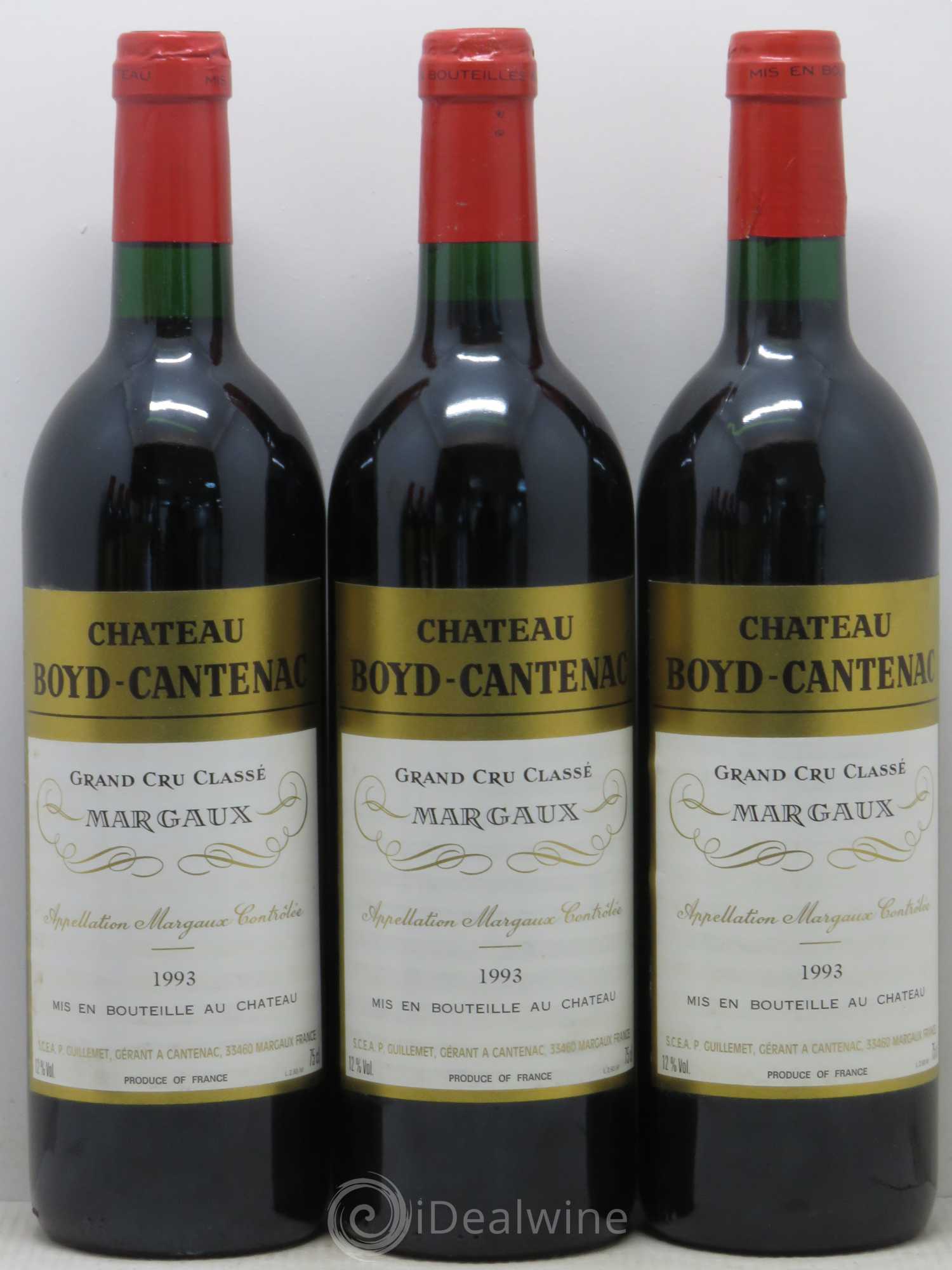Château Boyd Cantenac 3ème Grand Cru Classé 1993 - Lot de 6 bouteilles - 2